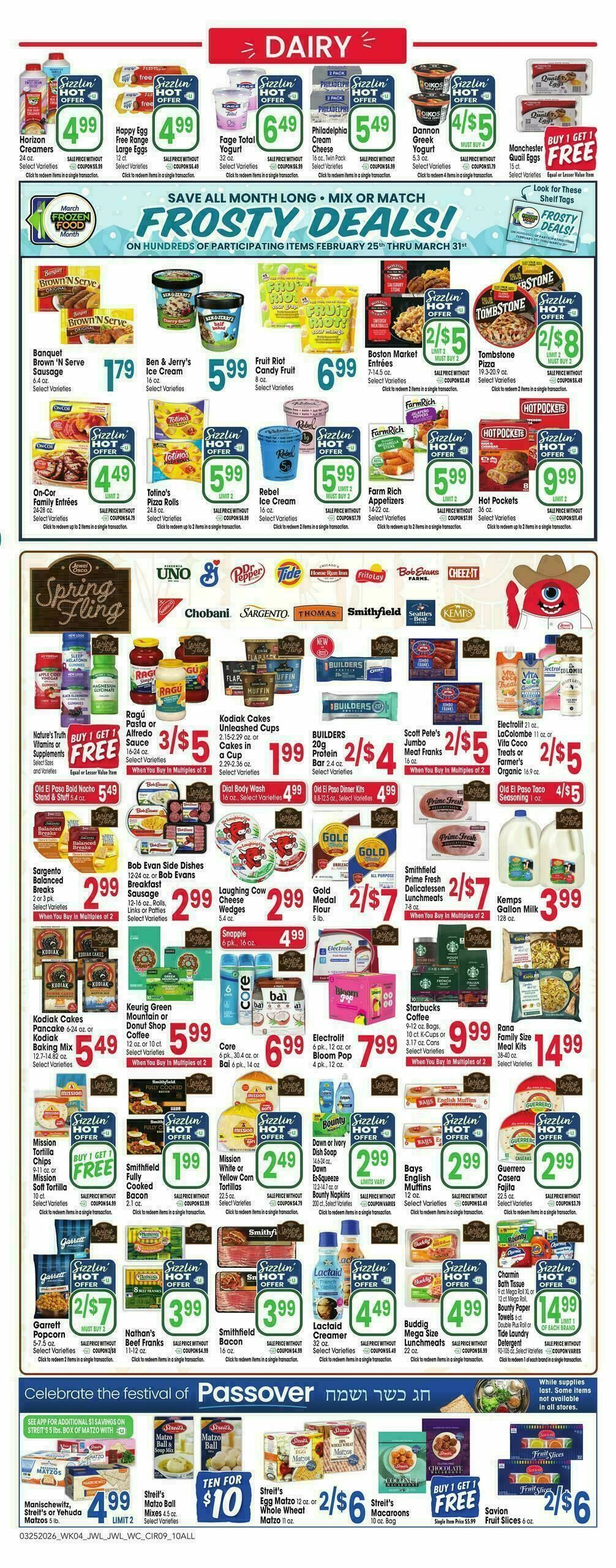 Jewel Osco Weekly Ad from March 25