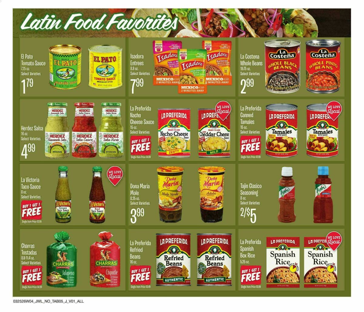 Jewel Osco Organics Guide Weekly Ad from March 25