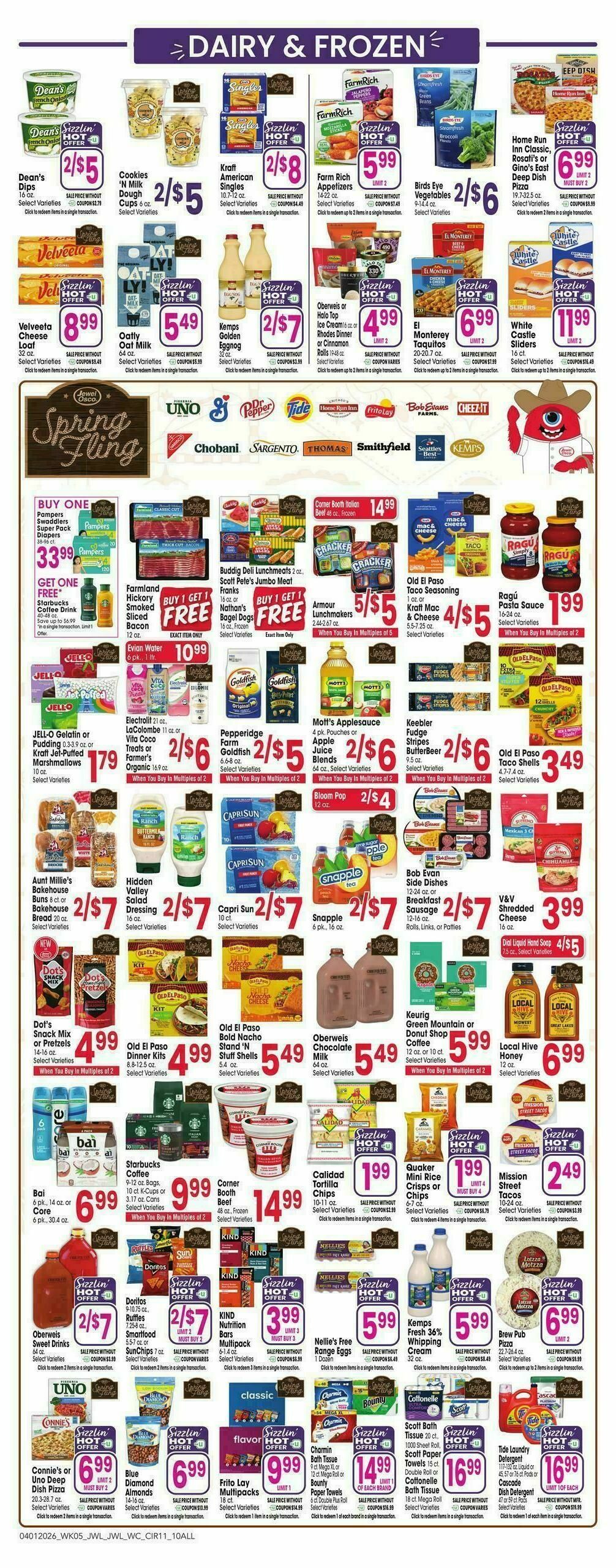Jewel Osco Weekly Ad from April 1