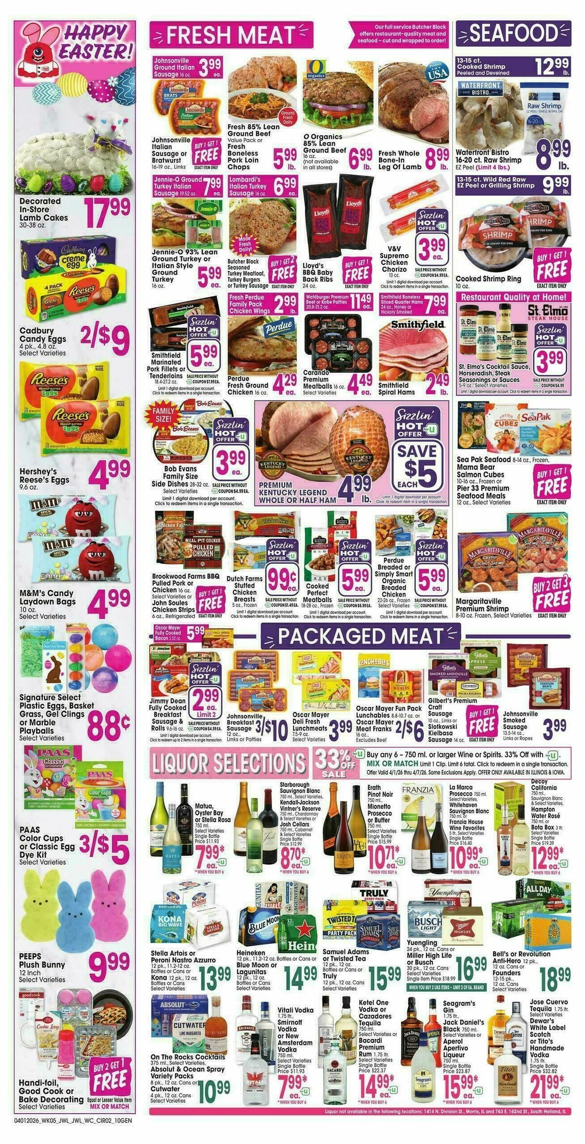 Jewel Osco Weekly Ad from April 1
