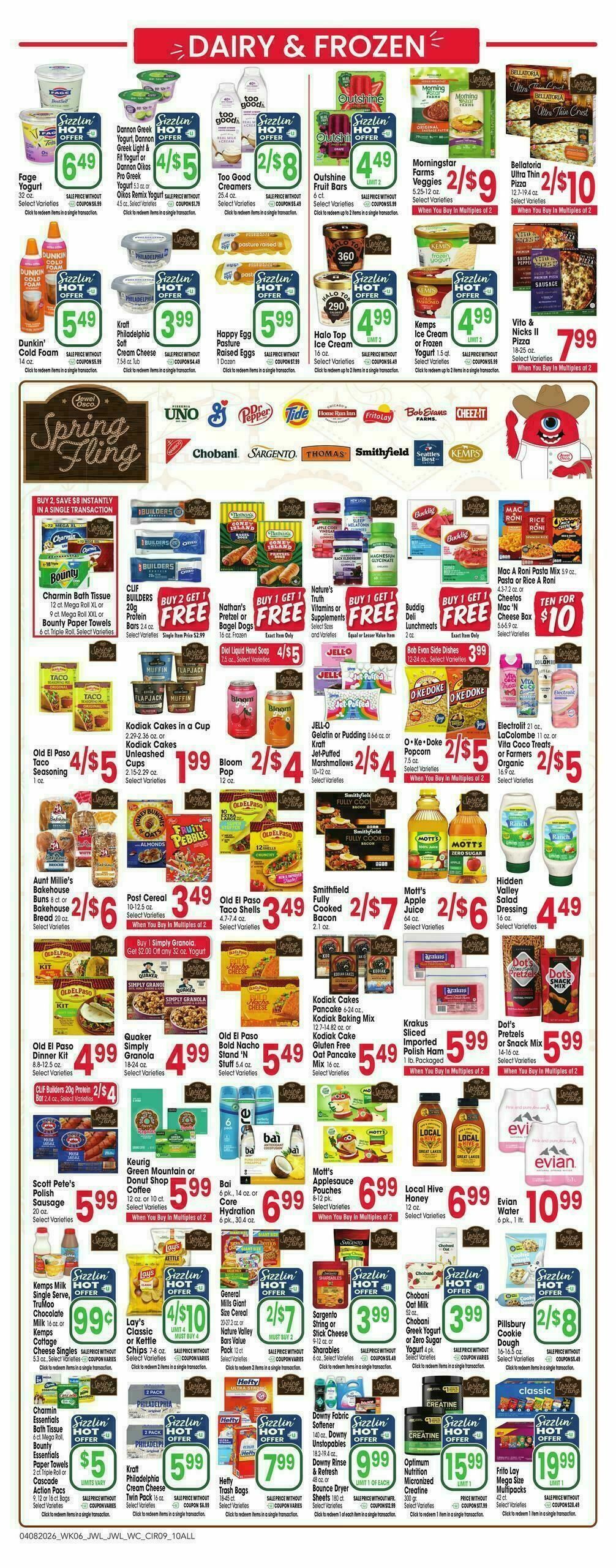 Jewel Osco Weekly Ad from April 8