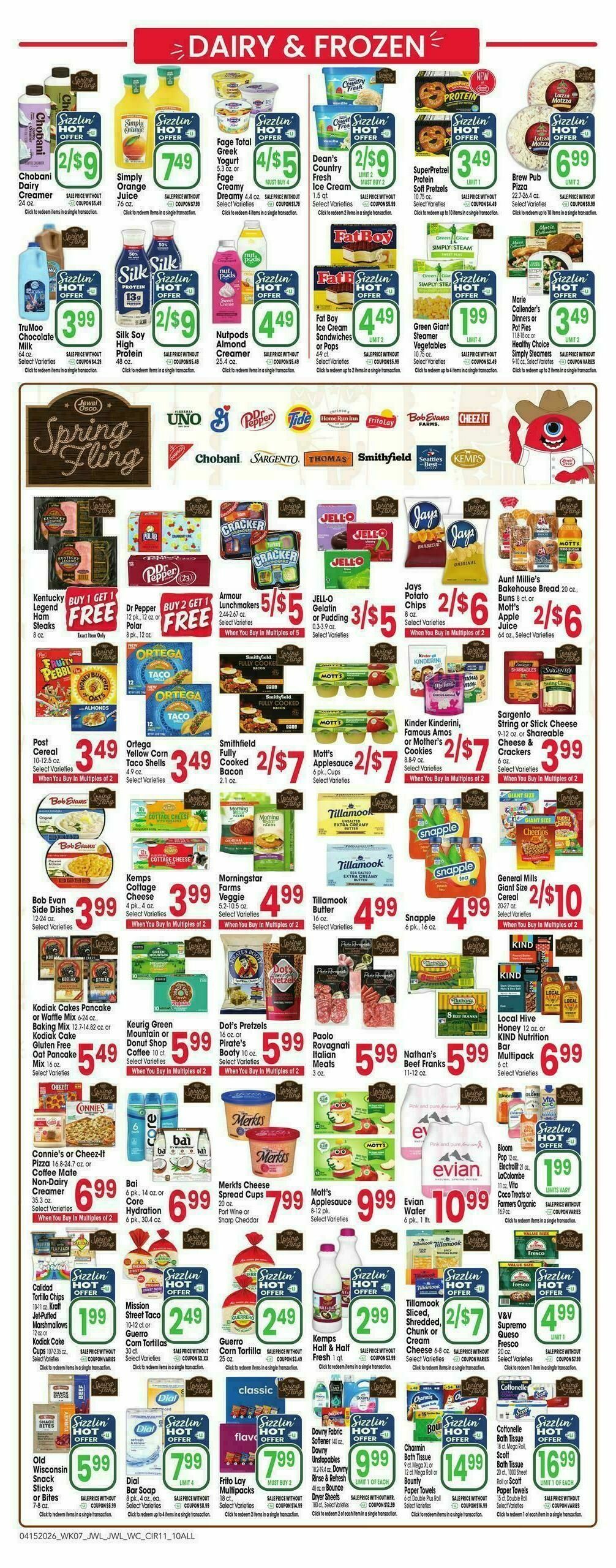 Jewel Osco Weekly Ad from April 15
