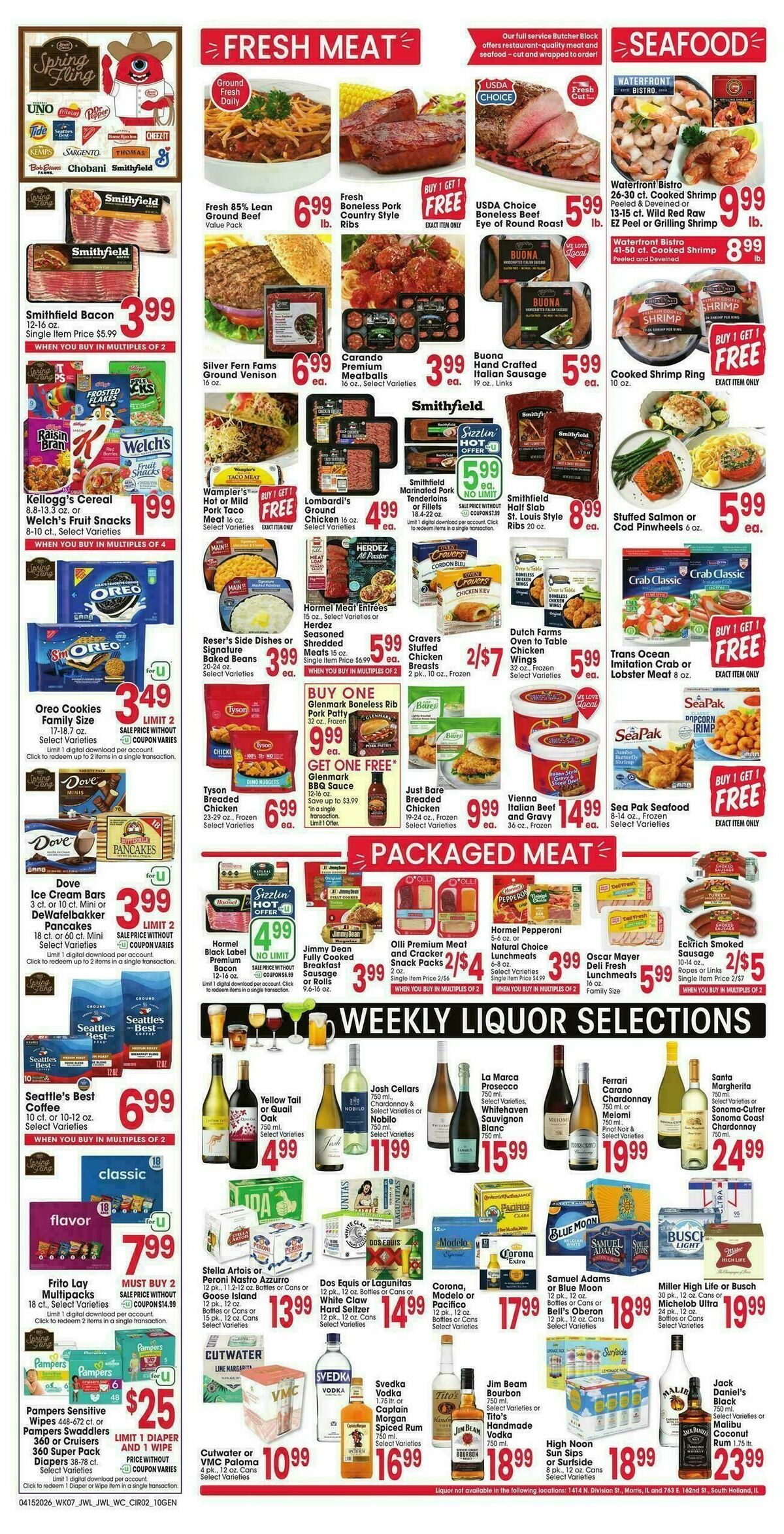 Jewel Osco Weekly Ad from April 15