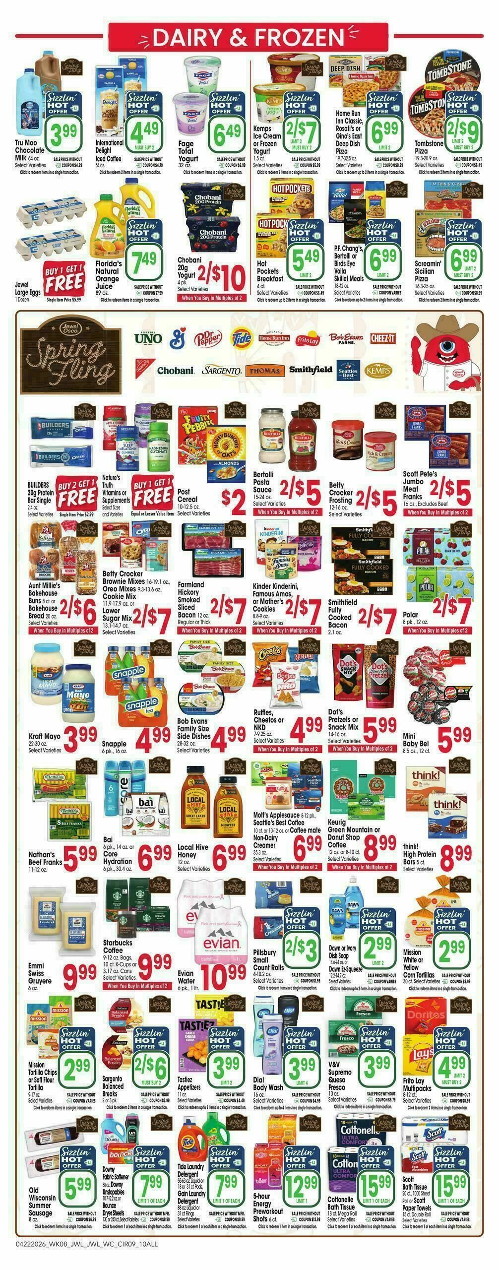 Jewel Osco Weekly Ad from April 22
