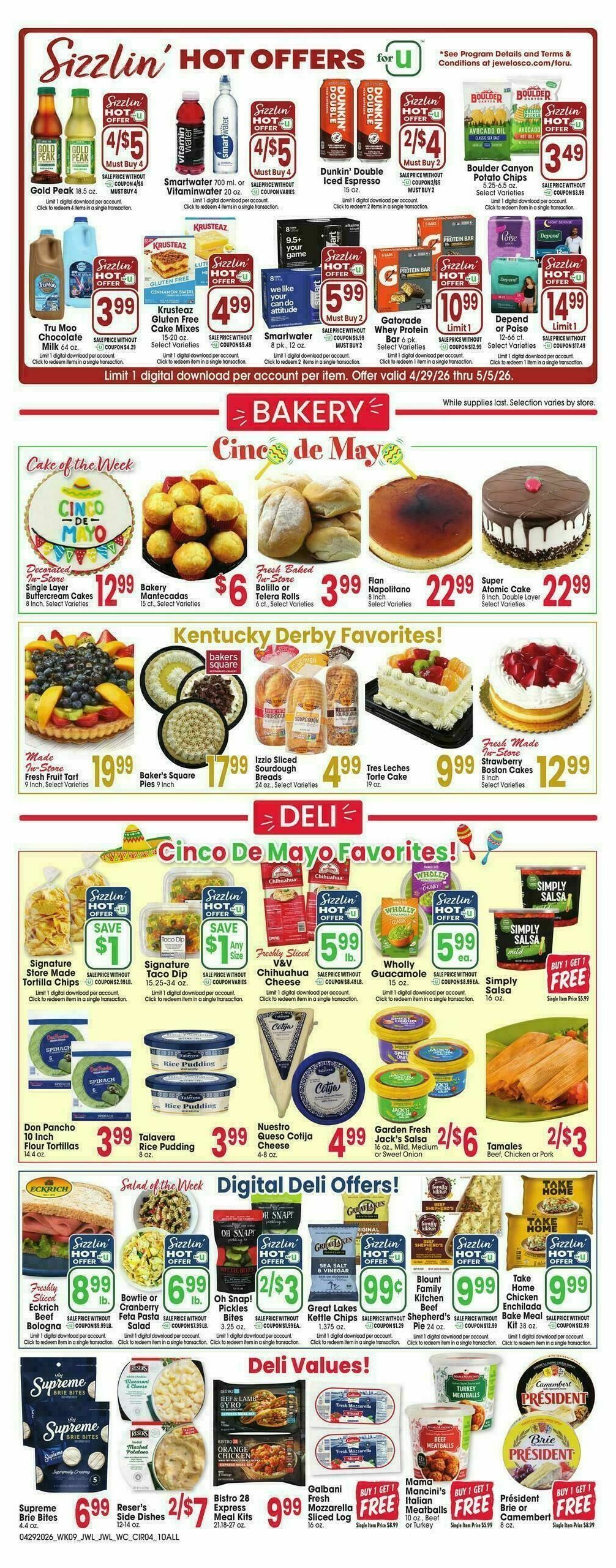 Jewel Osco Weekly Ad from April 29