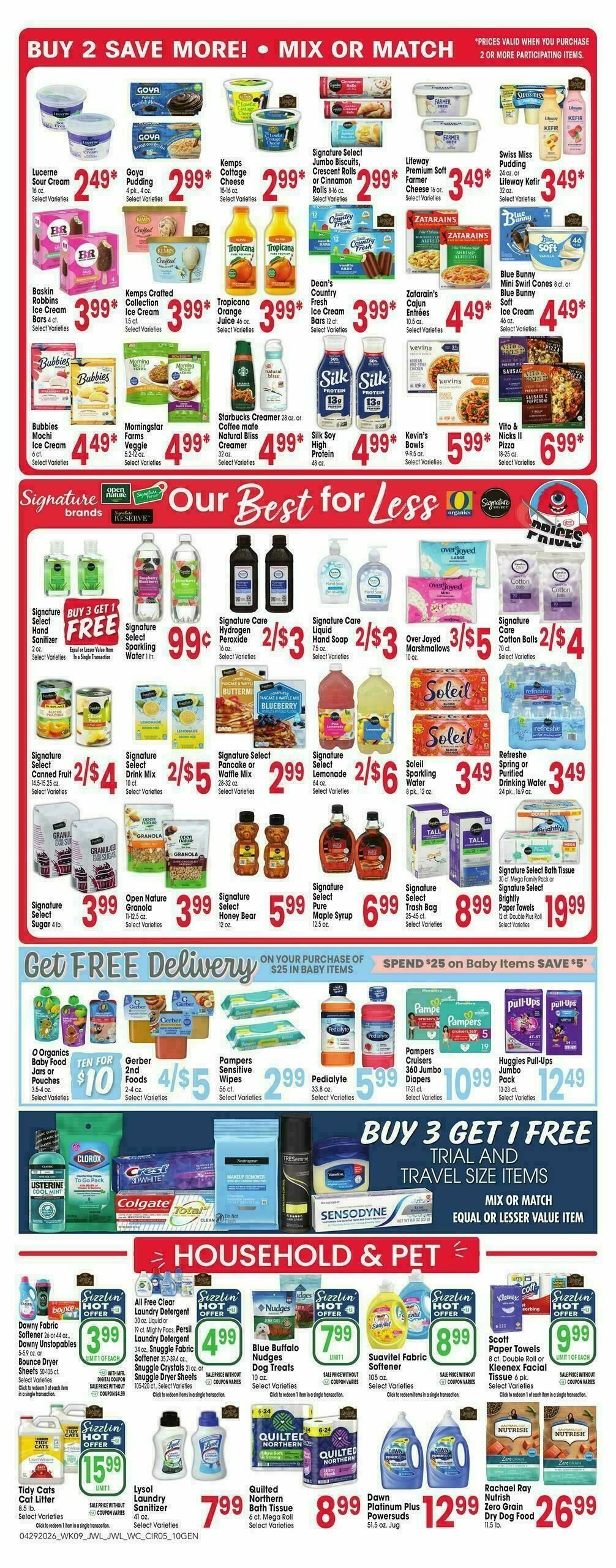 Jewel Osco Weekly Ad from April 29