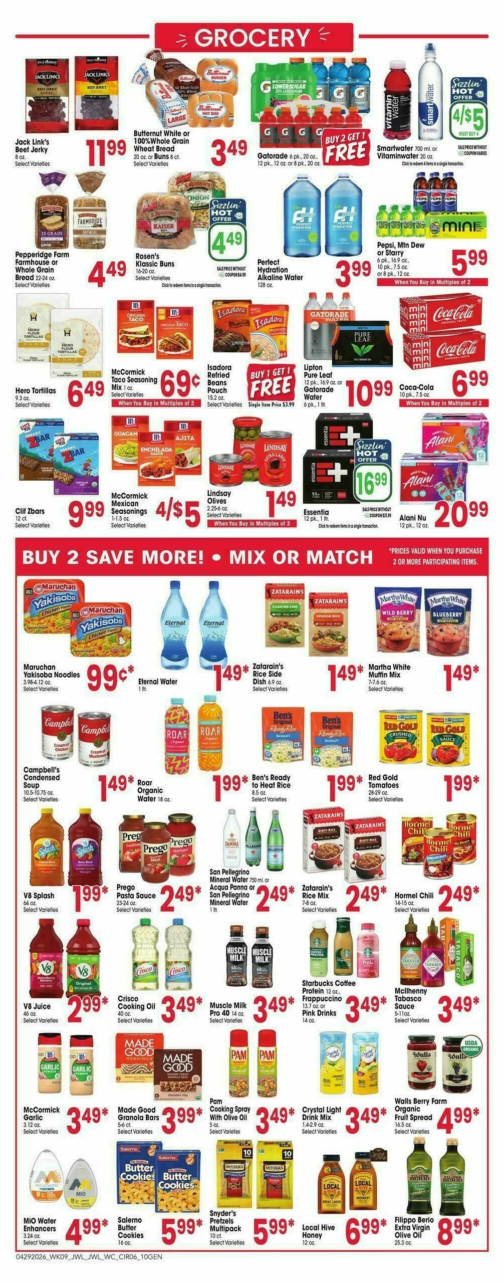 Jewel Osco Weekly Ad from April 29