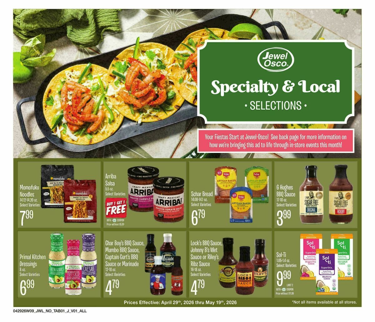 Jewel Osco Organics Guide Weekly Ad from April 29