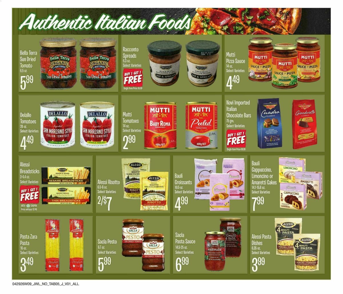 Jewel Osco Organics Guide Weekly Ad from April 29