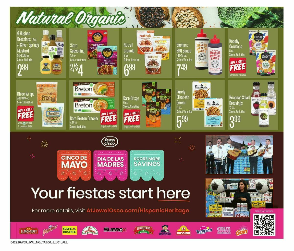 Jewel Osco Organics Guide Weekly Ad from April 29