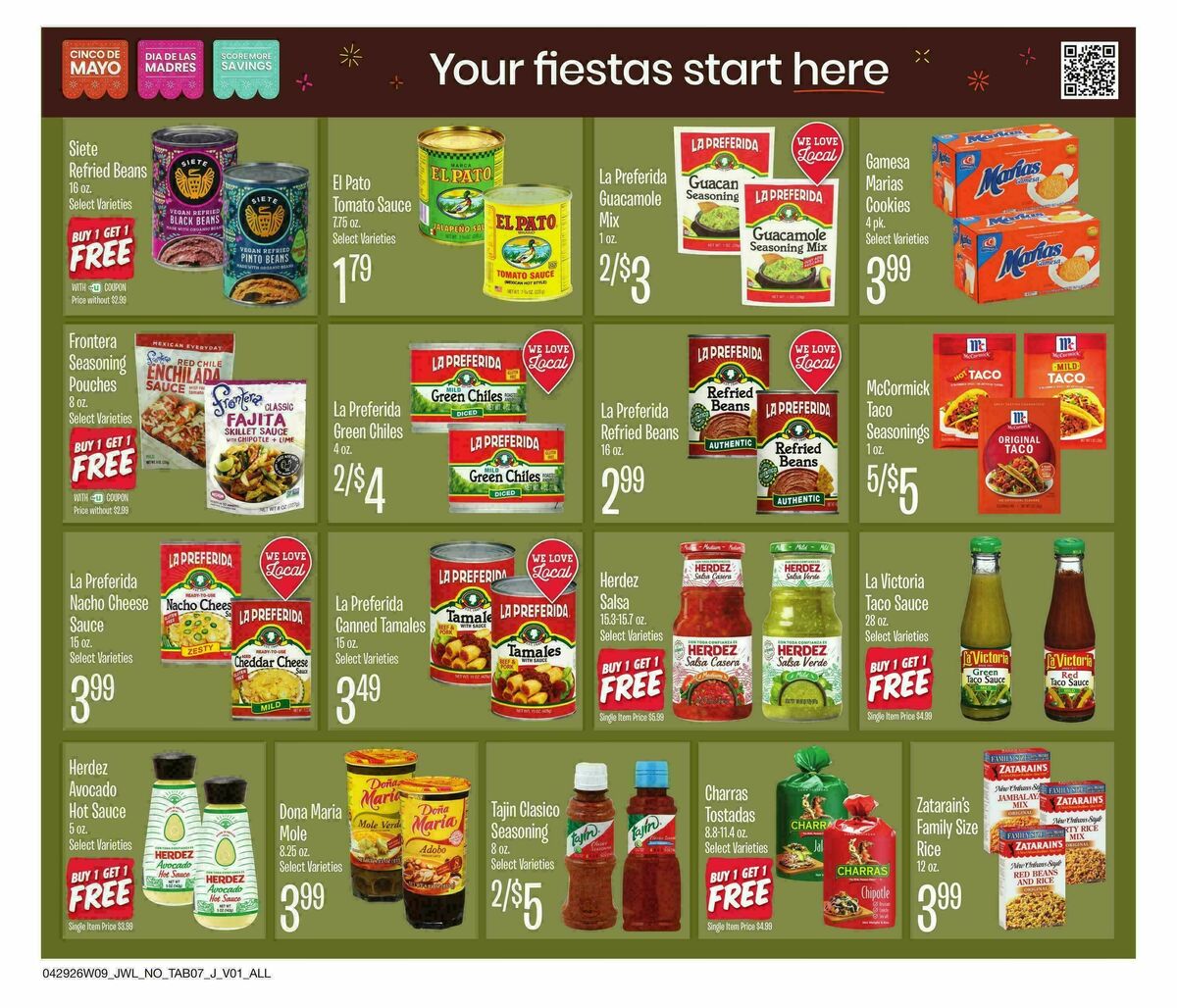 Jewel Osco Organics Guide Weekly Ad from April 29