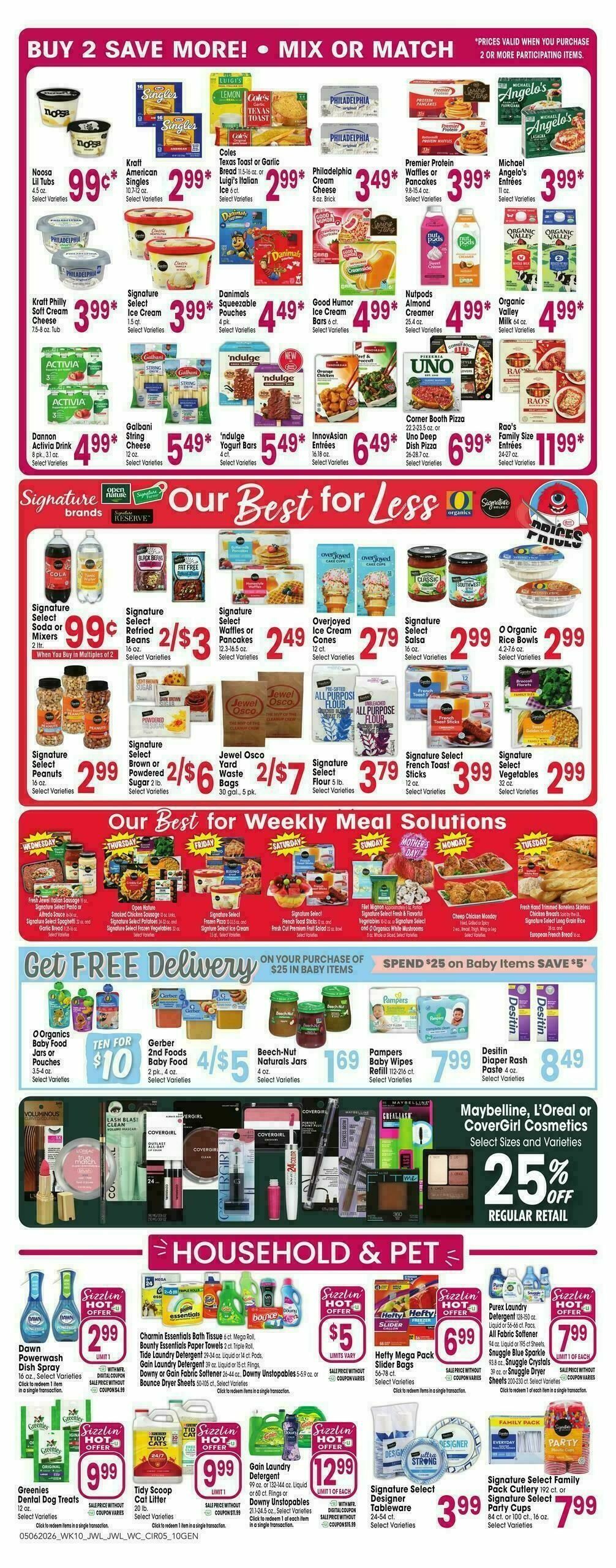 Jewel Osco Weekly Ad from May 6