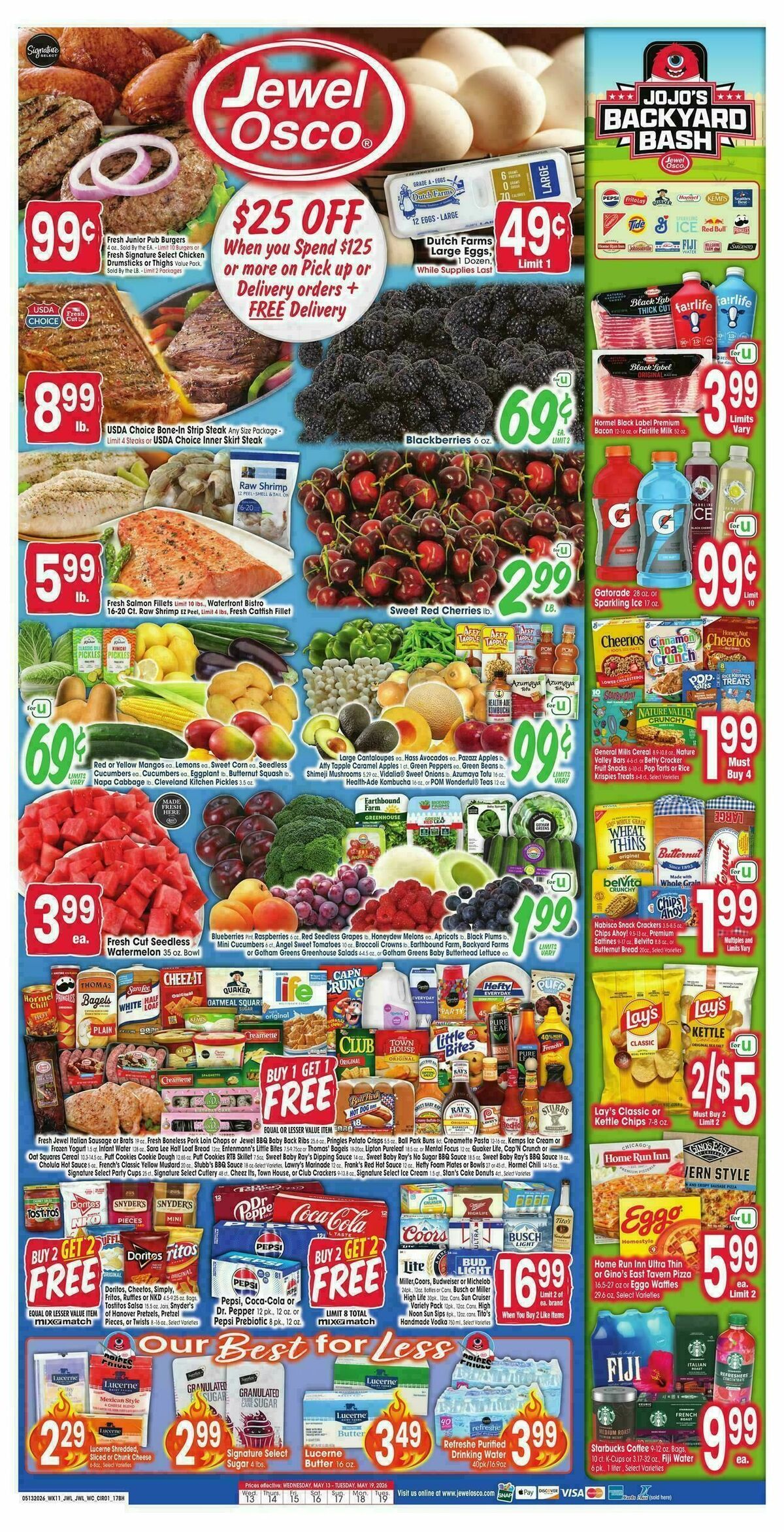 Jewel Osco Weekly Ad from May 13