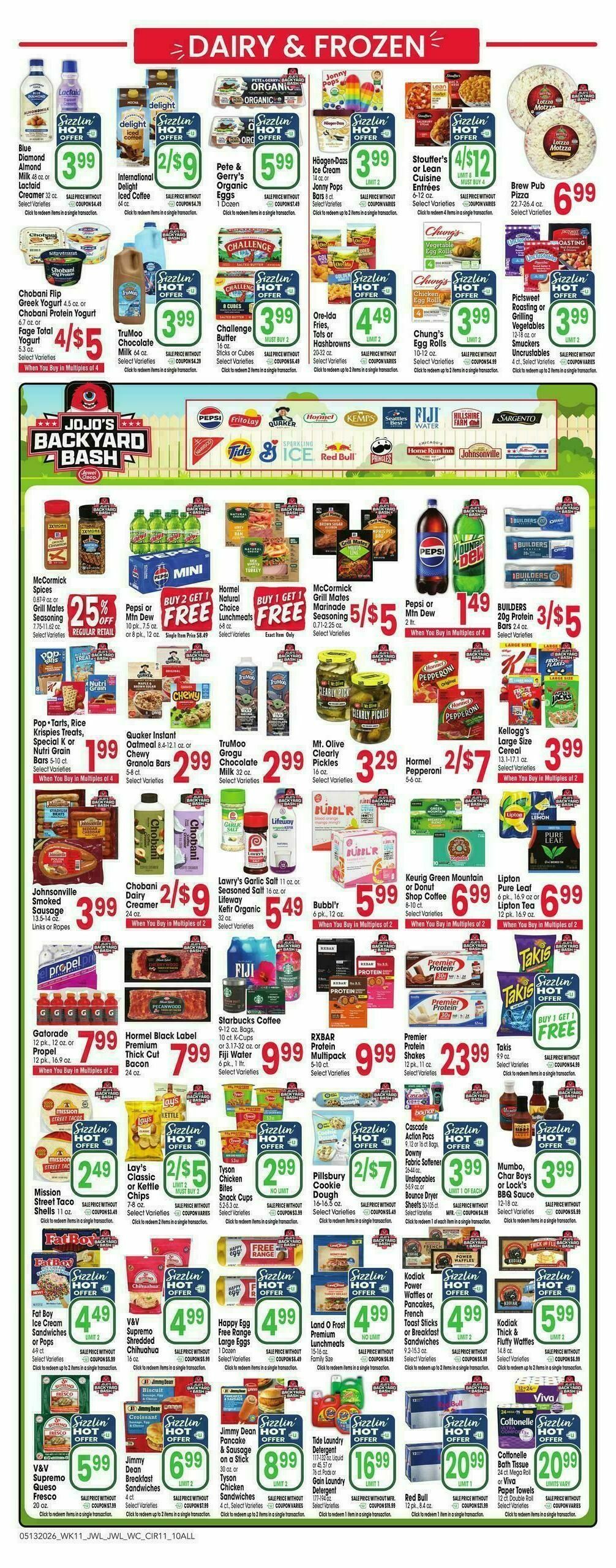 Jewel Osco Weekly Ad from May 13