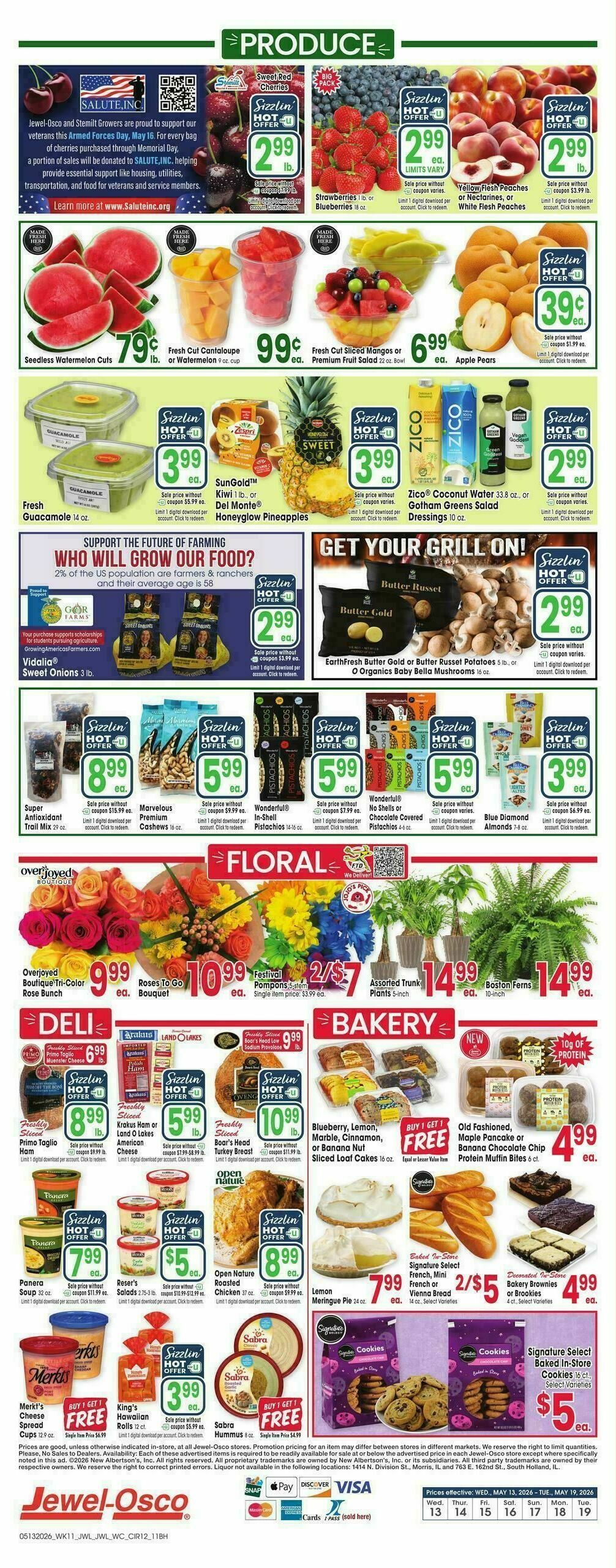 Jewel Osco Weekly Ad from May 13