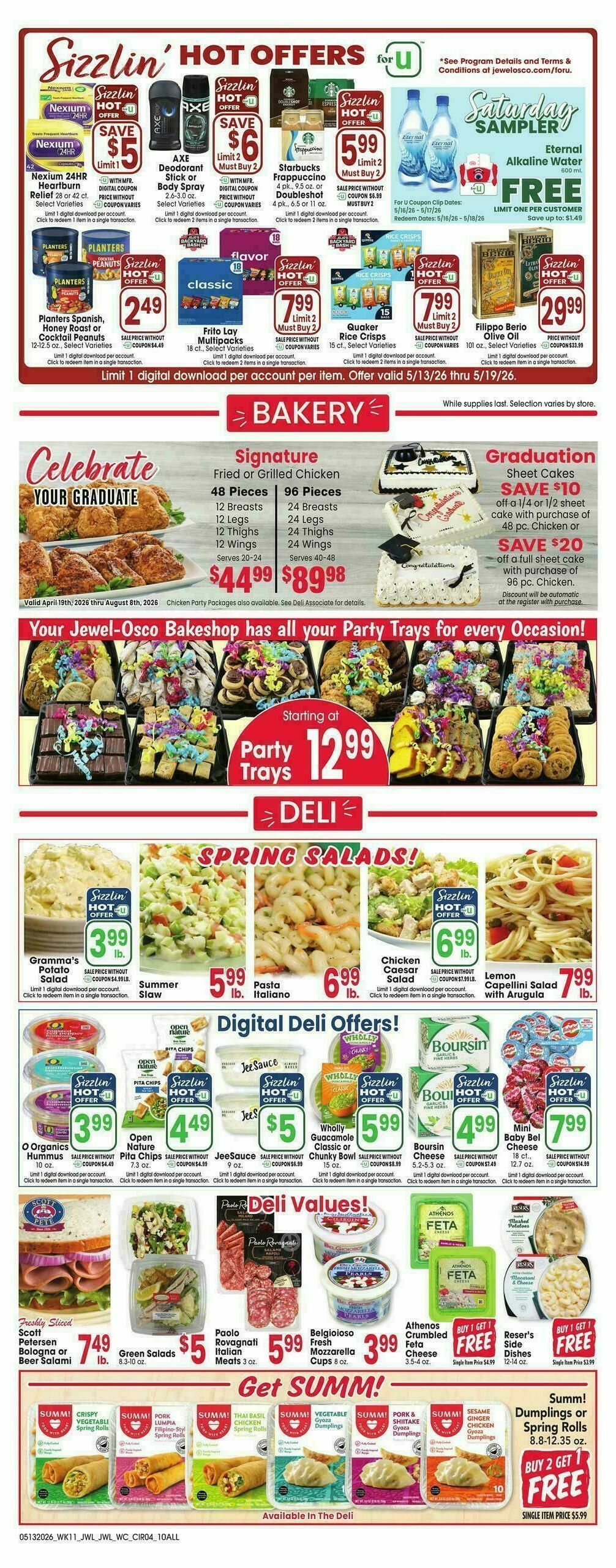 Jewel Osco Weekly Ad from May 13