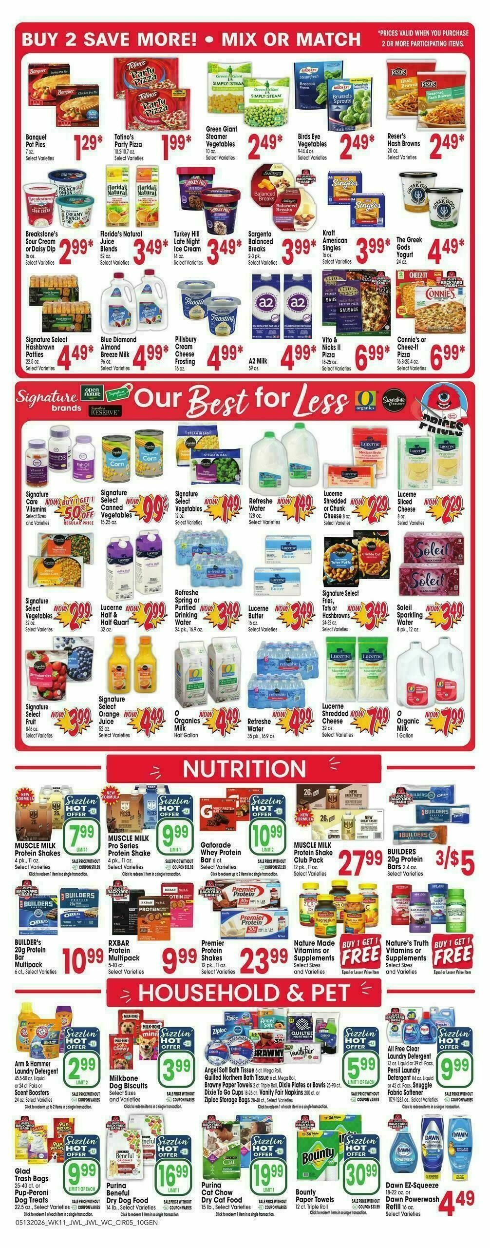 Jewel Osco Weekly Ad from May 13