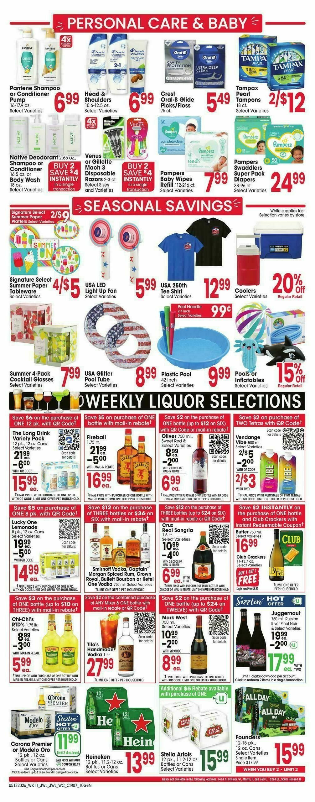 Jewel Osco Weekly Ad from May 13