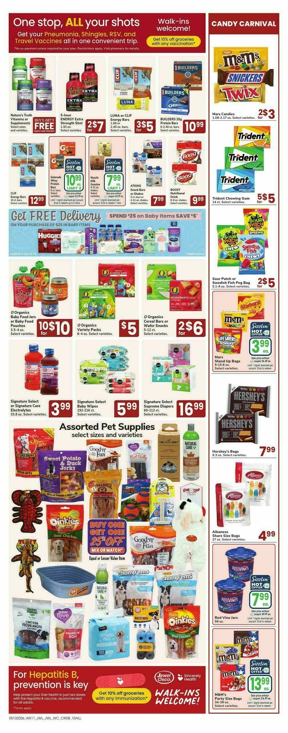 Jewel Osco Weekly Ad from May 13