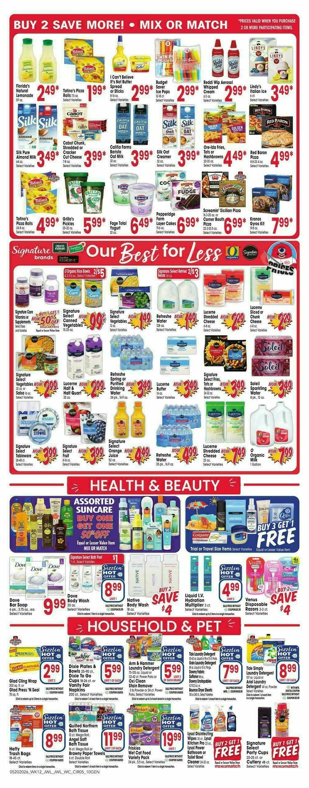 Jewel Osco Weekly Ad from May 20