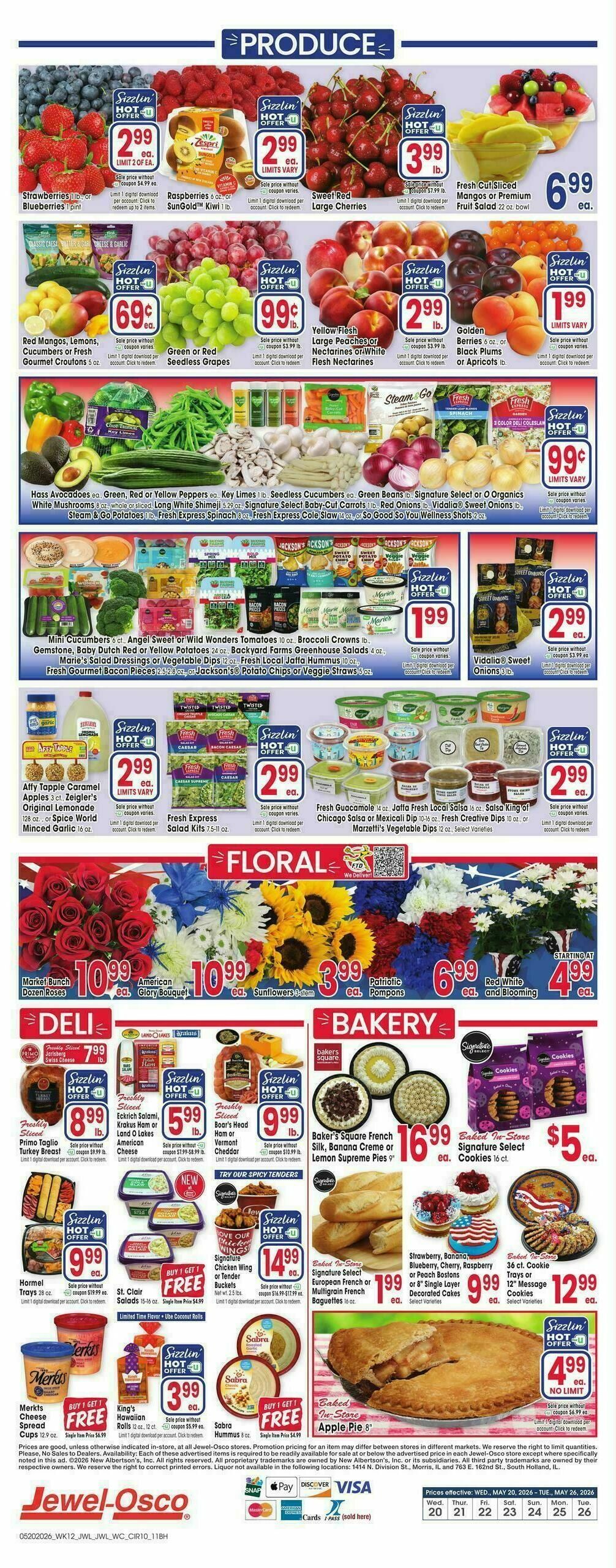 Jewel Osco Weekly Ad from May 20