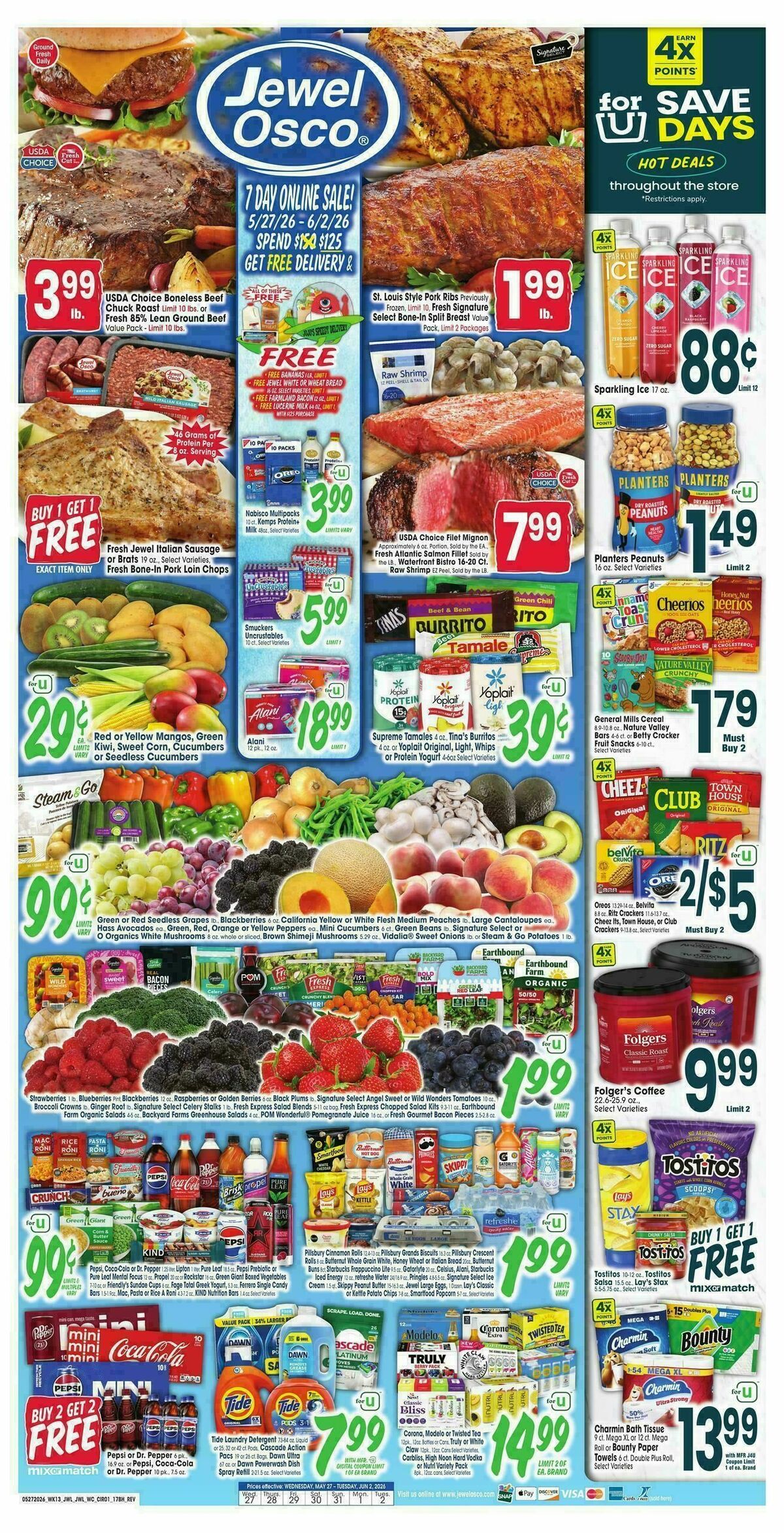 Jewel Osco Weekly Ad from May 27