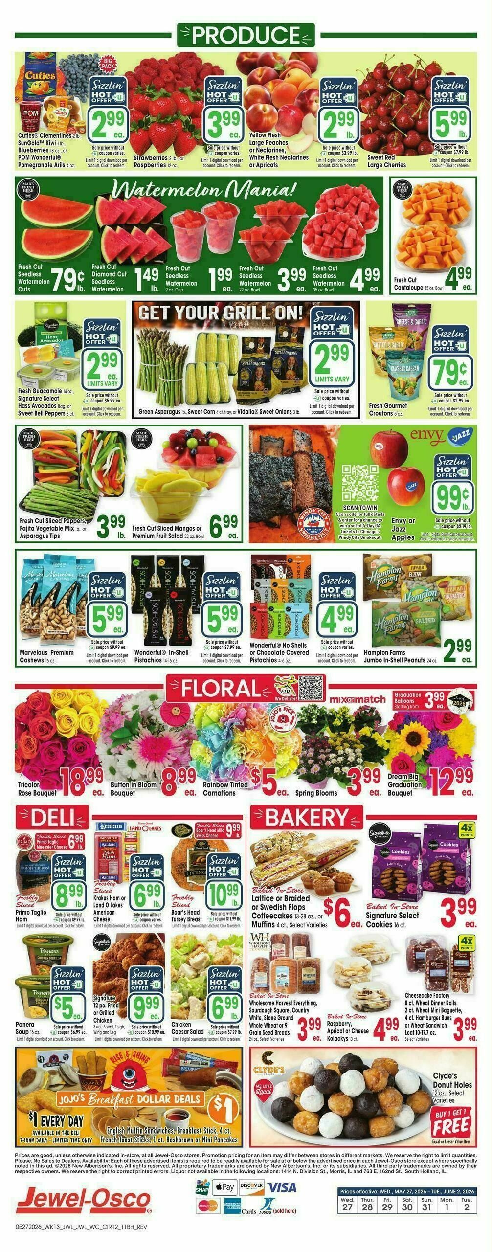 Jewel Osco Weekly Ad from May 27