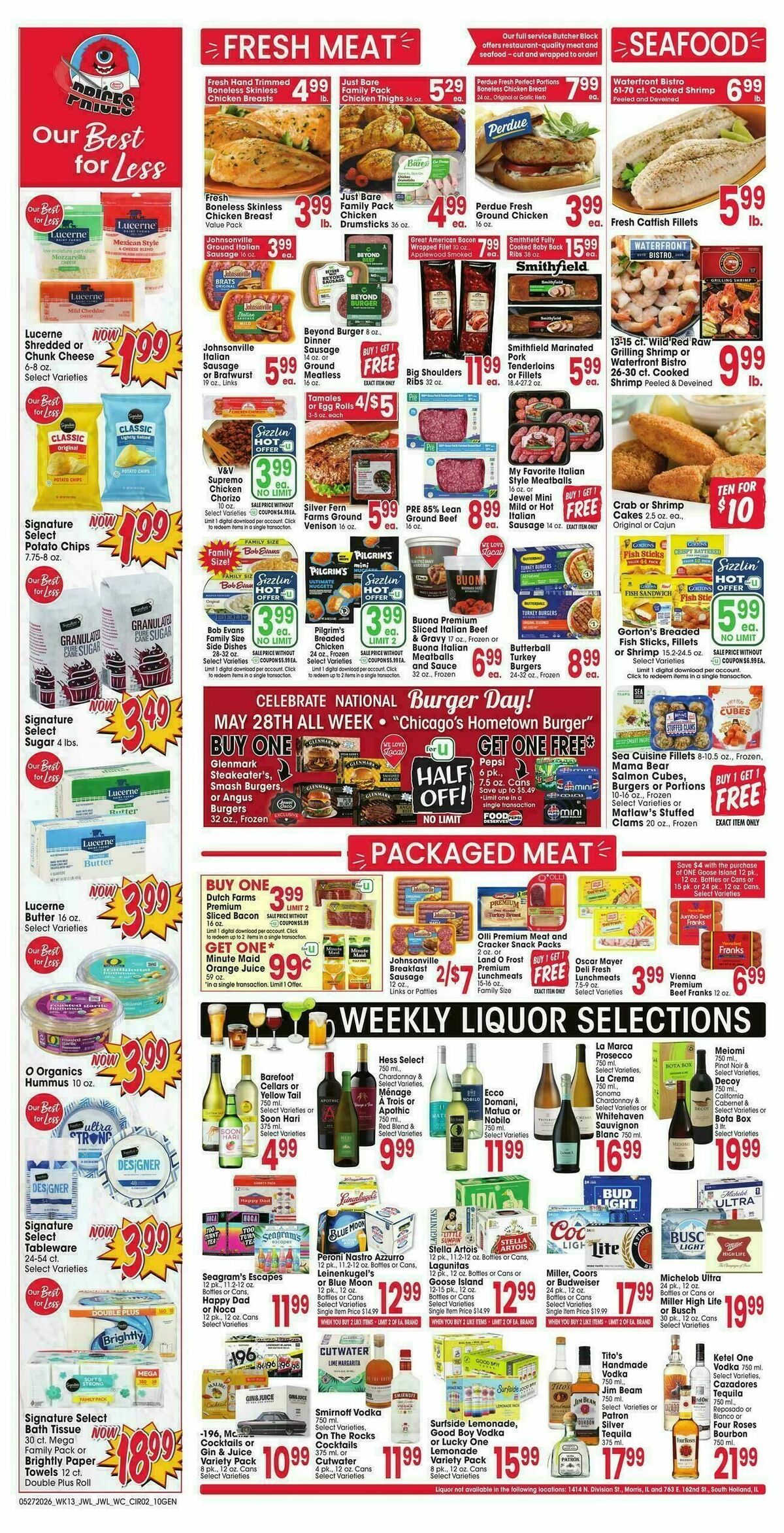 Jewel Osco Weekly Ad from May 27