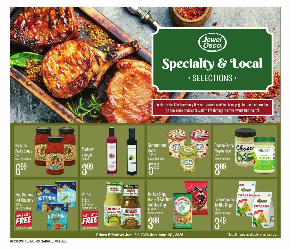 Jewel Osco Organics Guide Weekly Ad from June 3