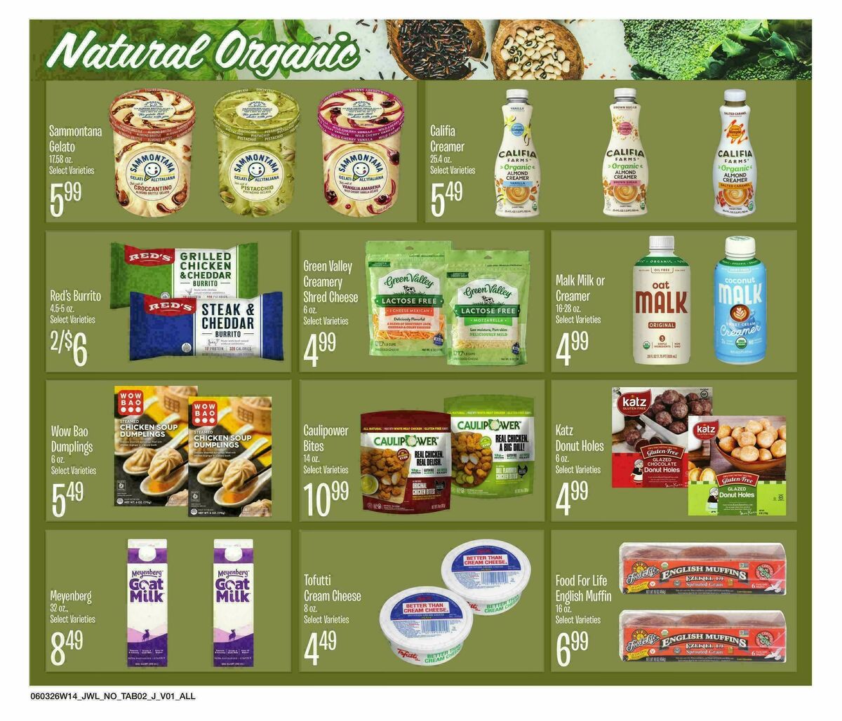 Jewel Osco Organics Guide Weekly Ad from June 3