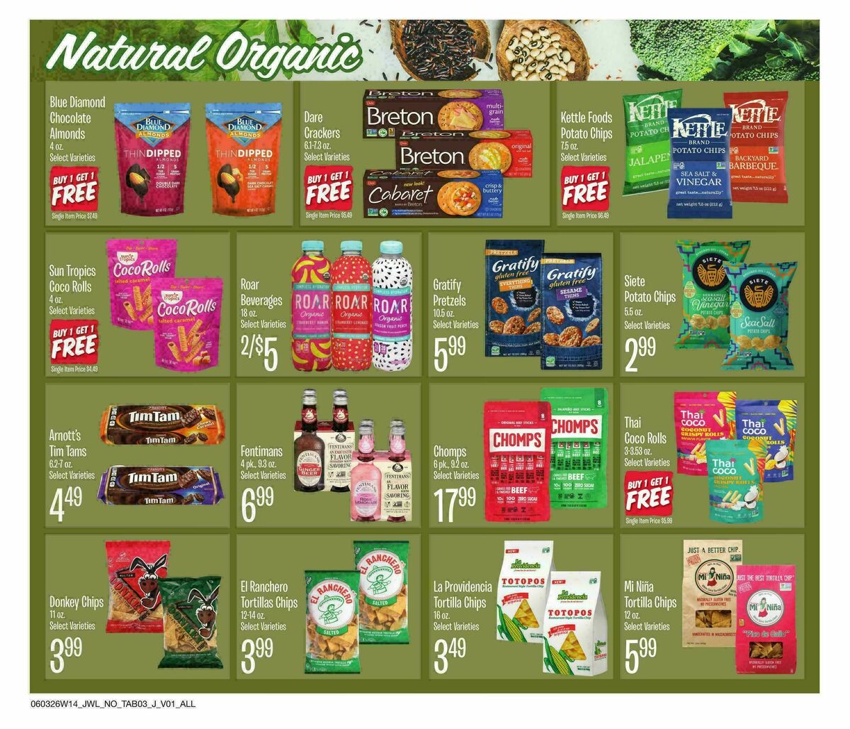 Jewel Osco Organics Guide Weekly Ad from June 3