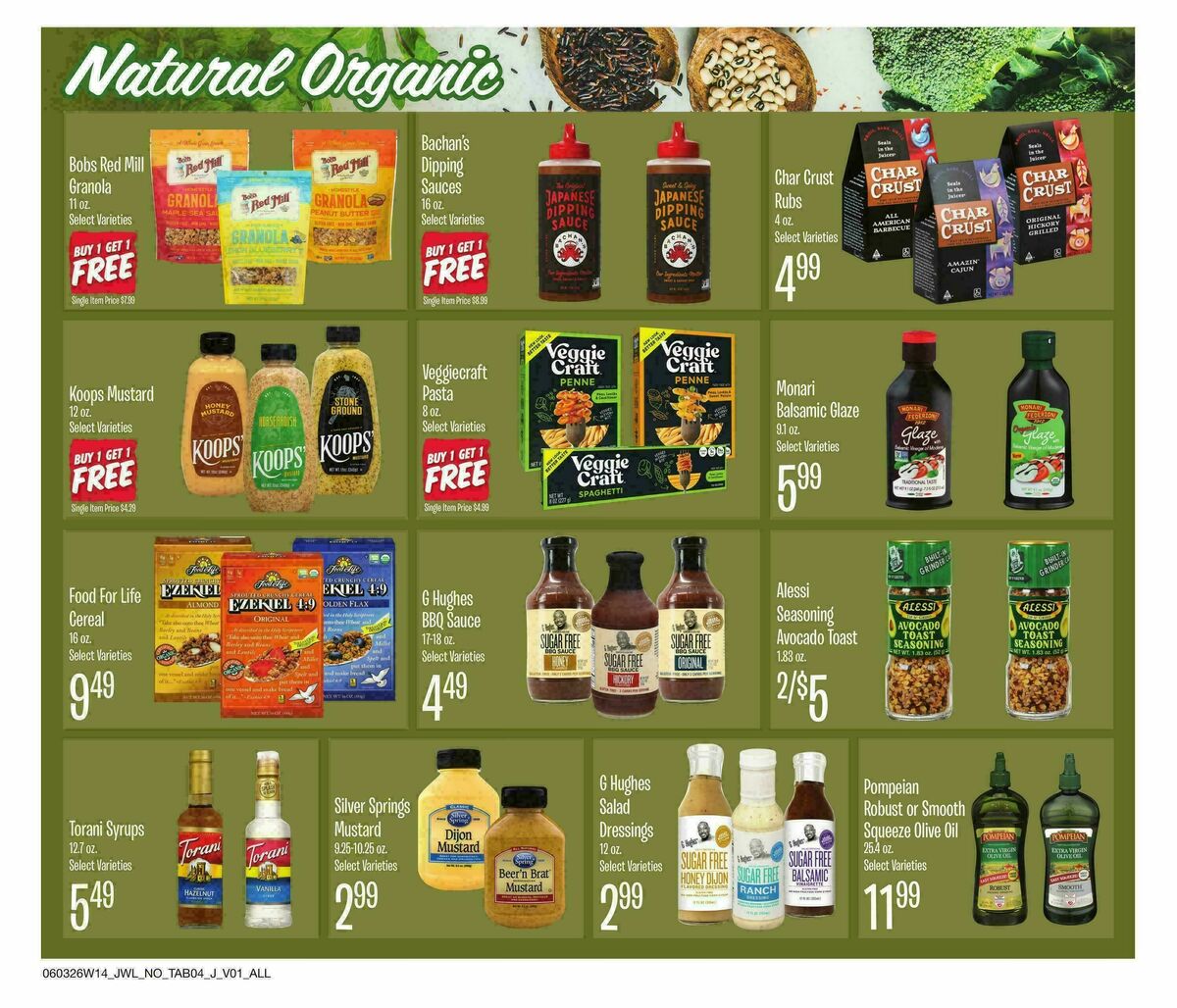 Jewel Osco Organics Guide Weekly Ad from June 3