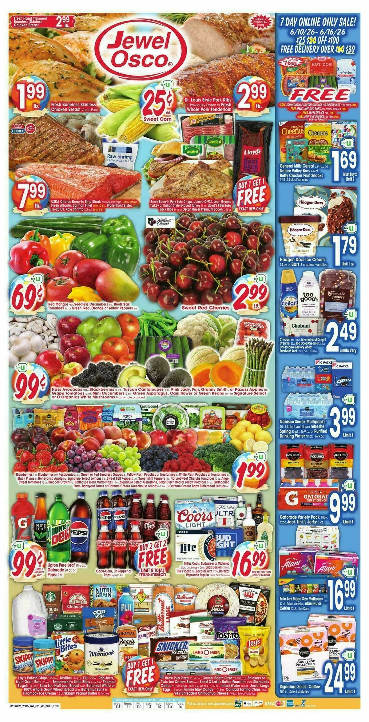 Jewel Osco Weekly Ad from June 10