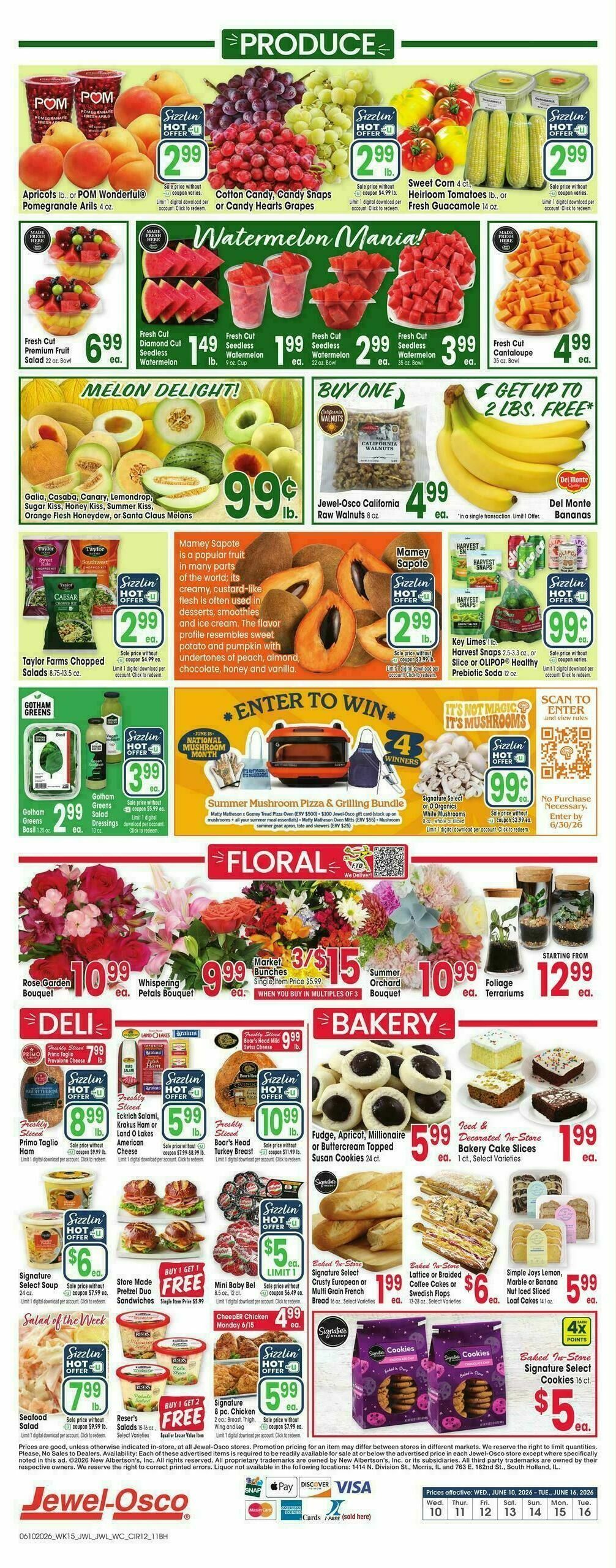 Jewel Osco Weekly Ad from June 10