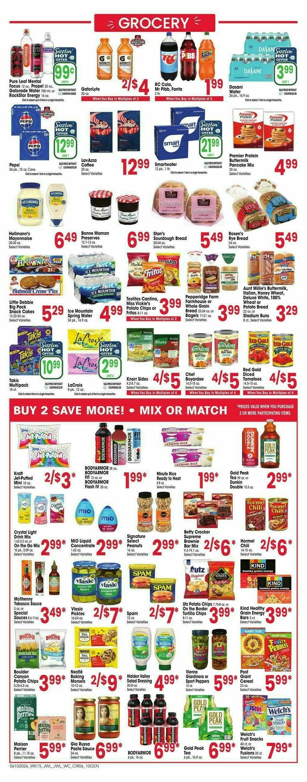 Jewel Osco Weekly Ad from June 10