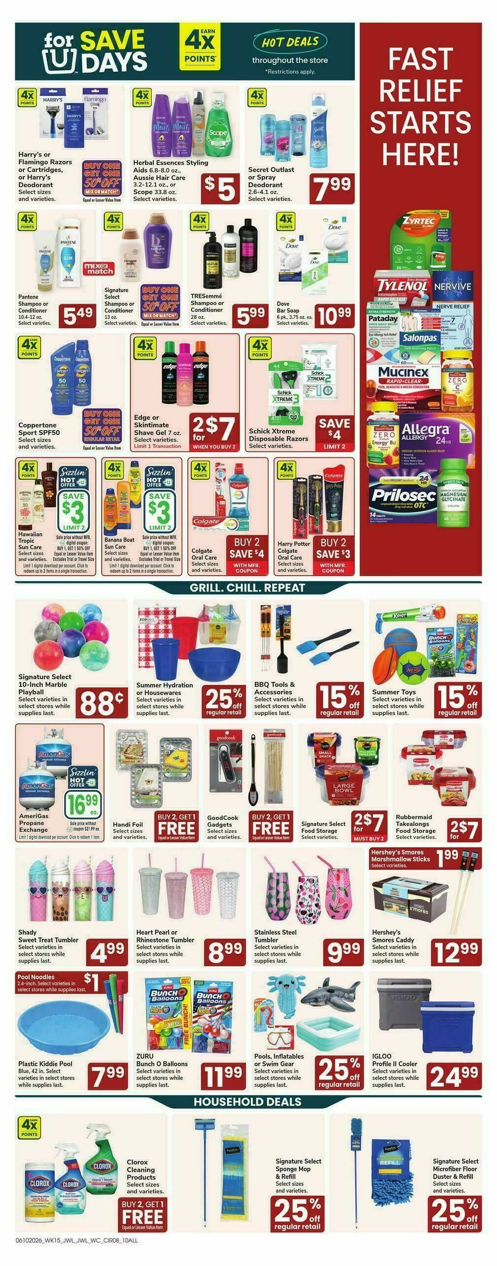 Jewel Osco Weekly Ad from June 10