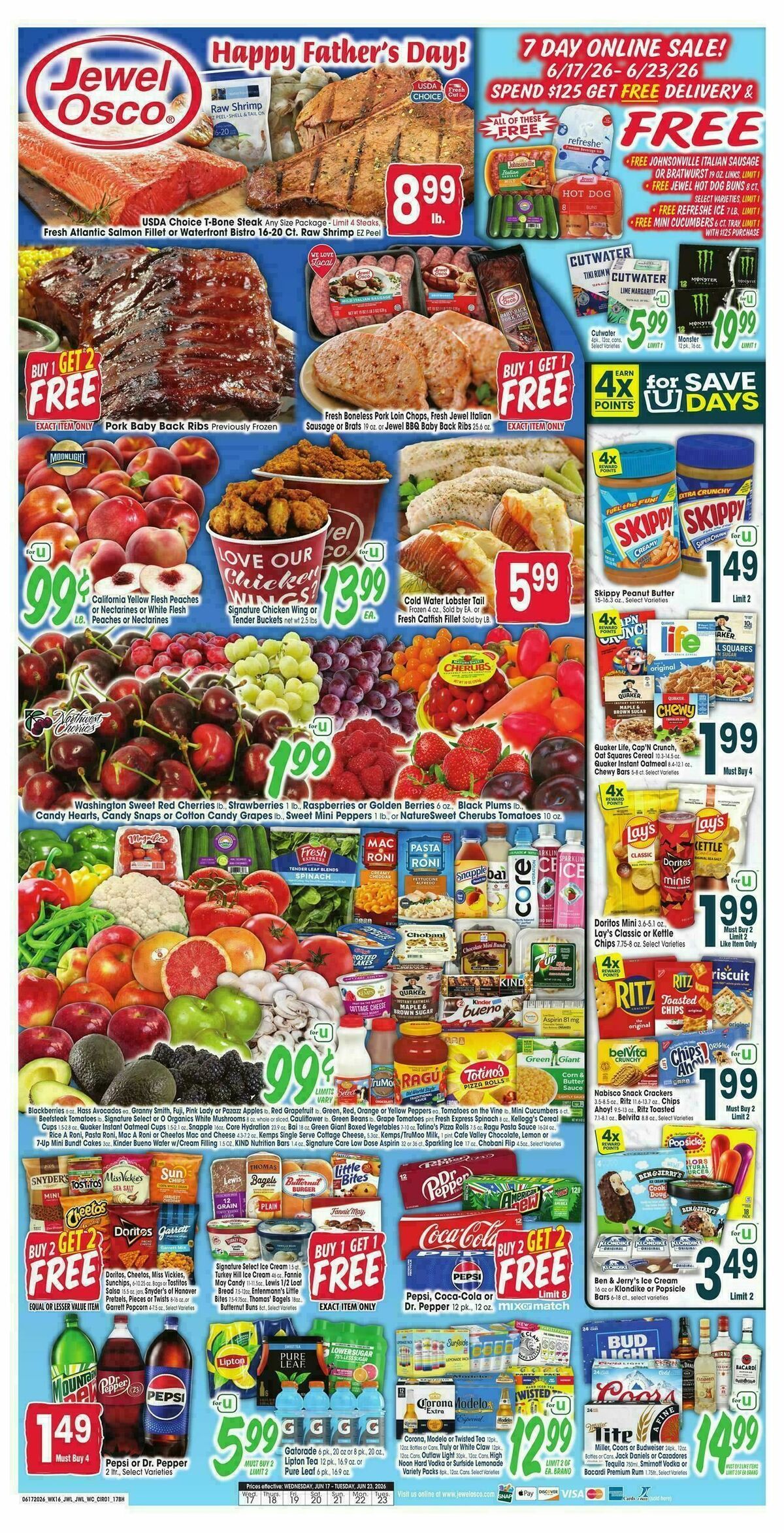 Jewel Osco Weekly Ad from June 17