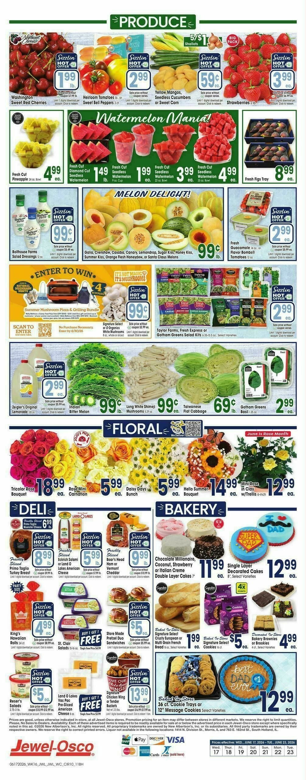 Jewel Osco Weekly Ad from June 17