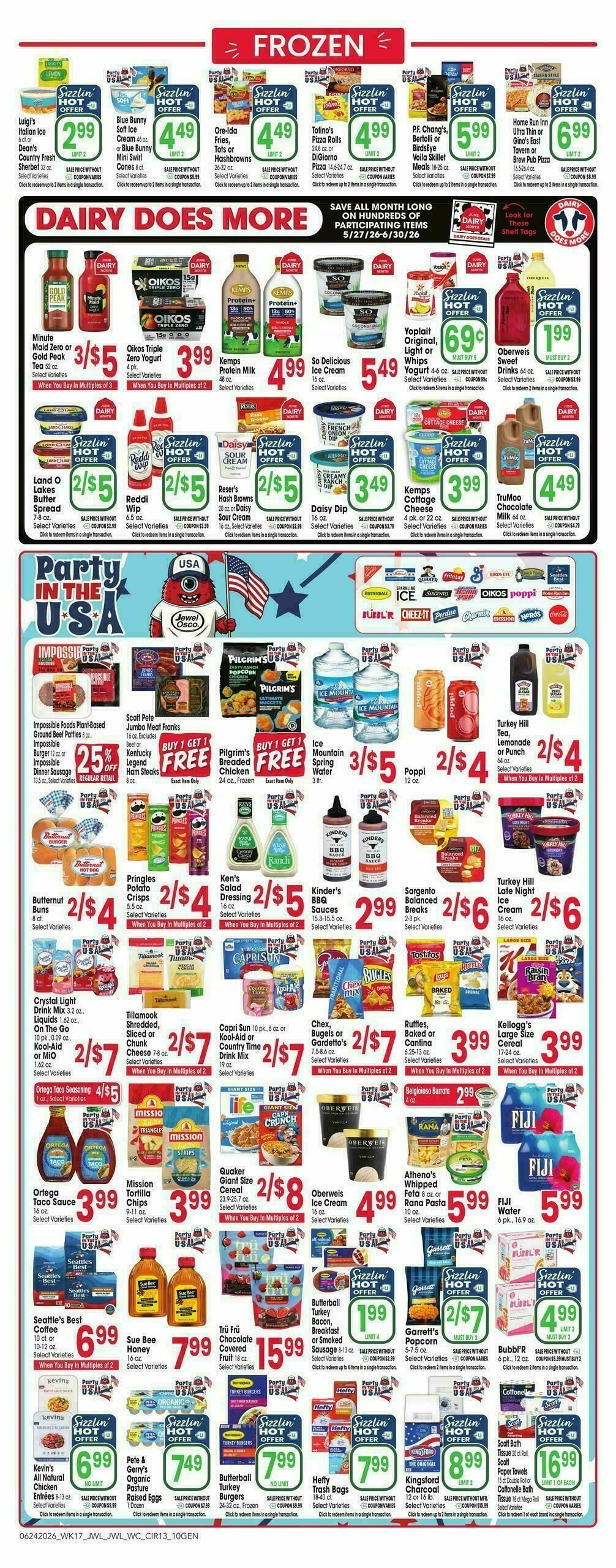 Jewel Osco Weekly Ad from June 24