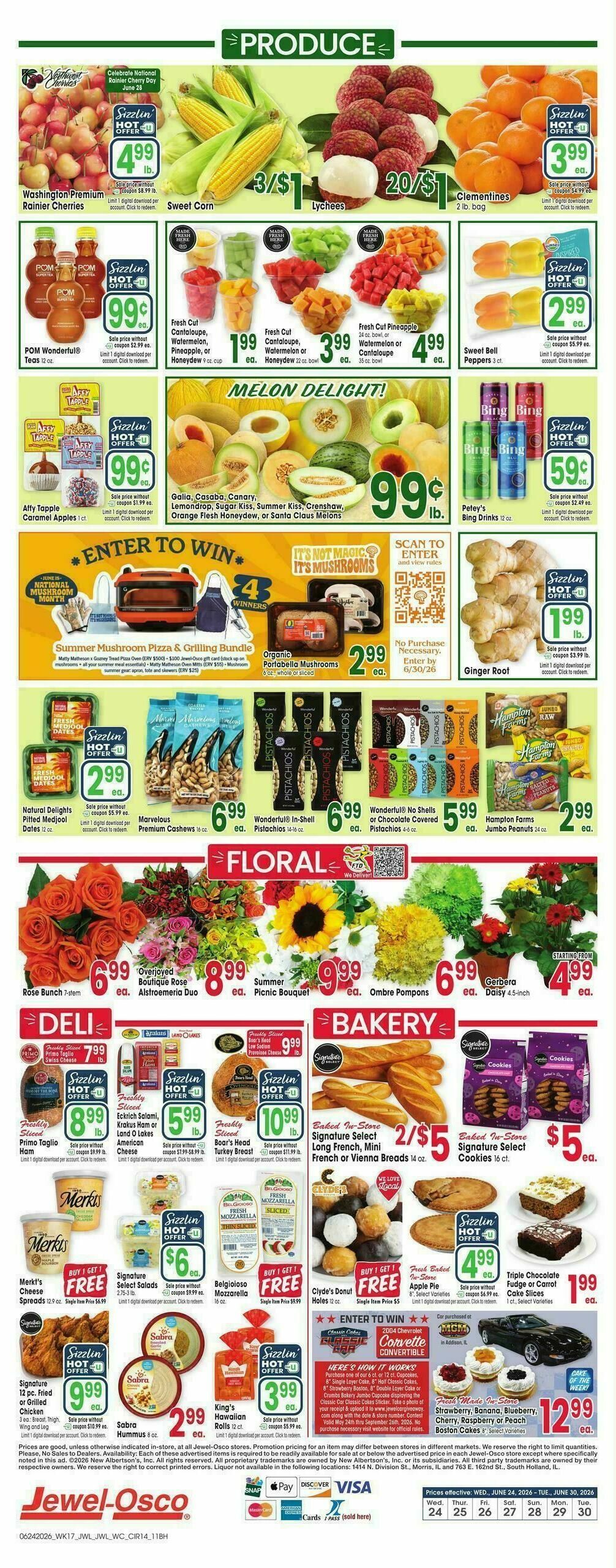Jewel Osco Weekly Ad from June 24