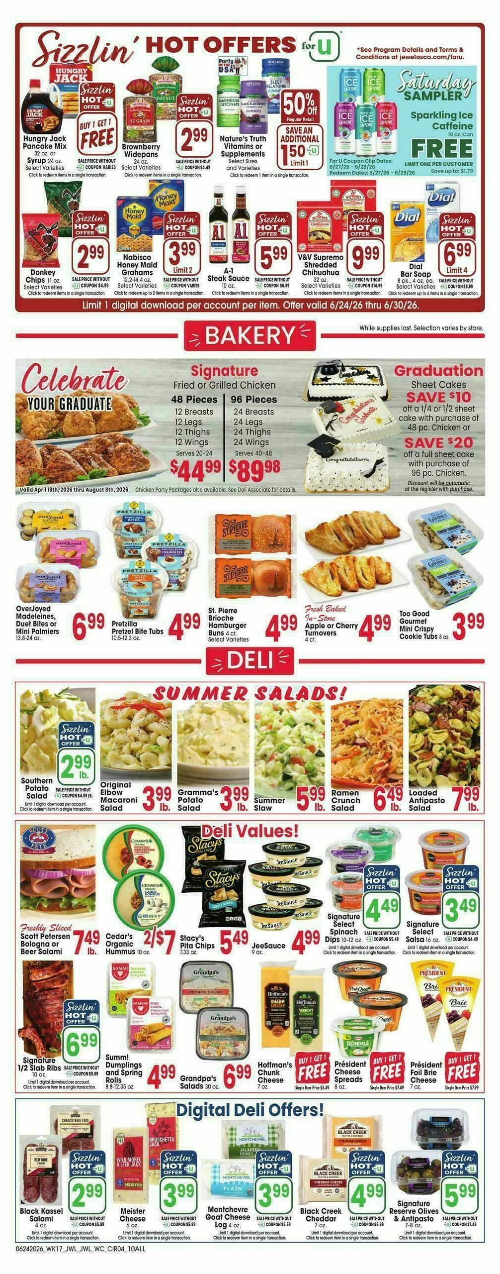 Jewel Osco Weekly Ad from June 24