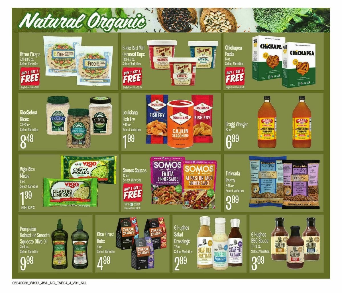 Jewel Osco Organics Guide Weekly Ad from June 24