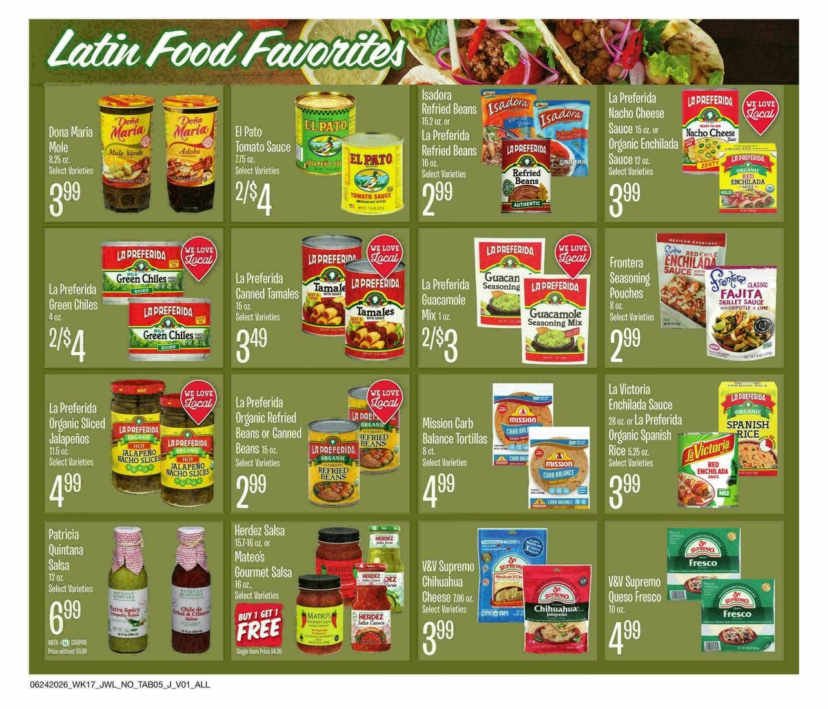 Jewel Osco Organics Guide Weekly Ad from June 24