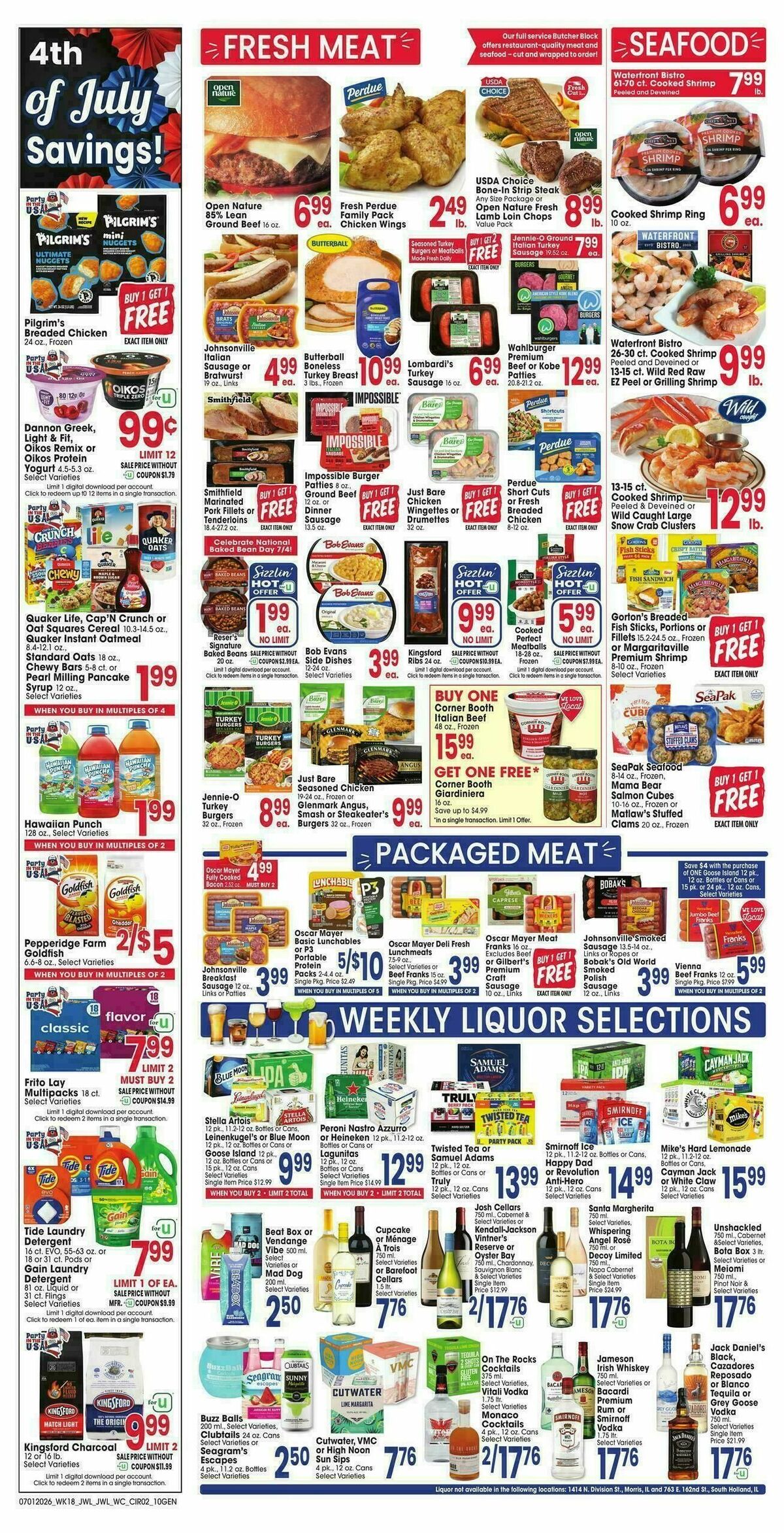 Jewel Osco Weekly Ad from July 1