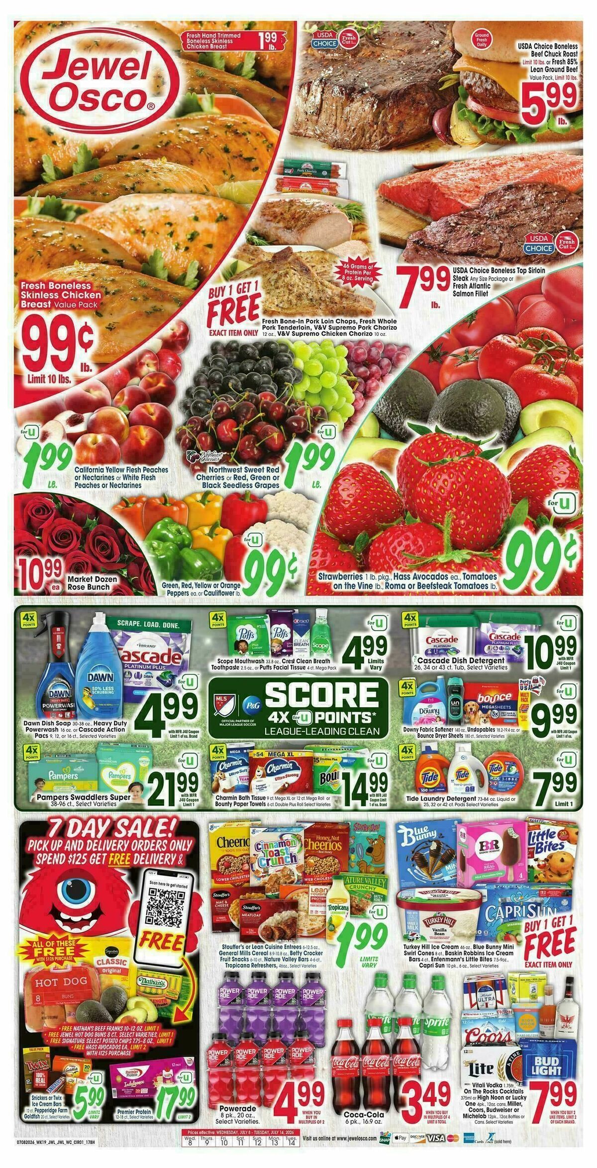 Jewel Osco Weekly Ad from July 8