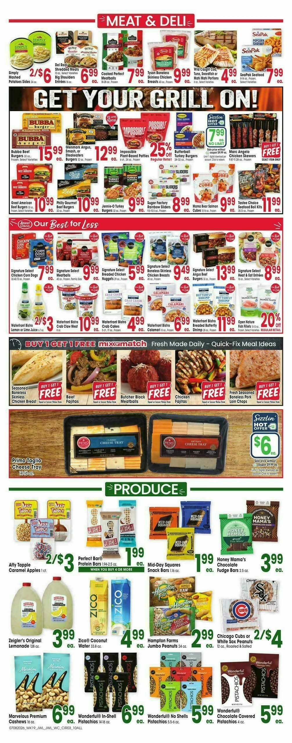 Jewel Osco Weekly Ad from July 8