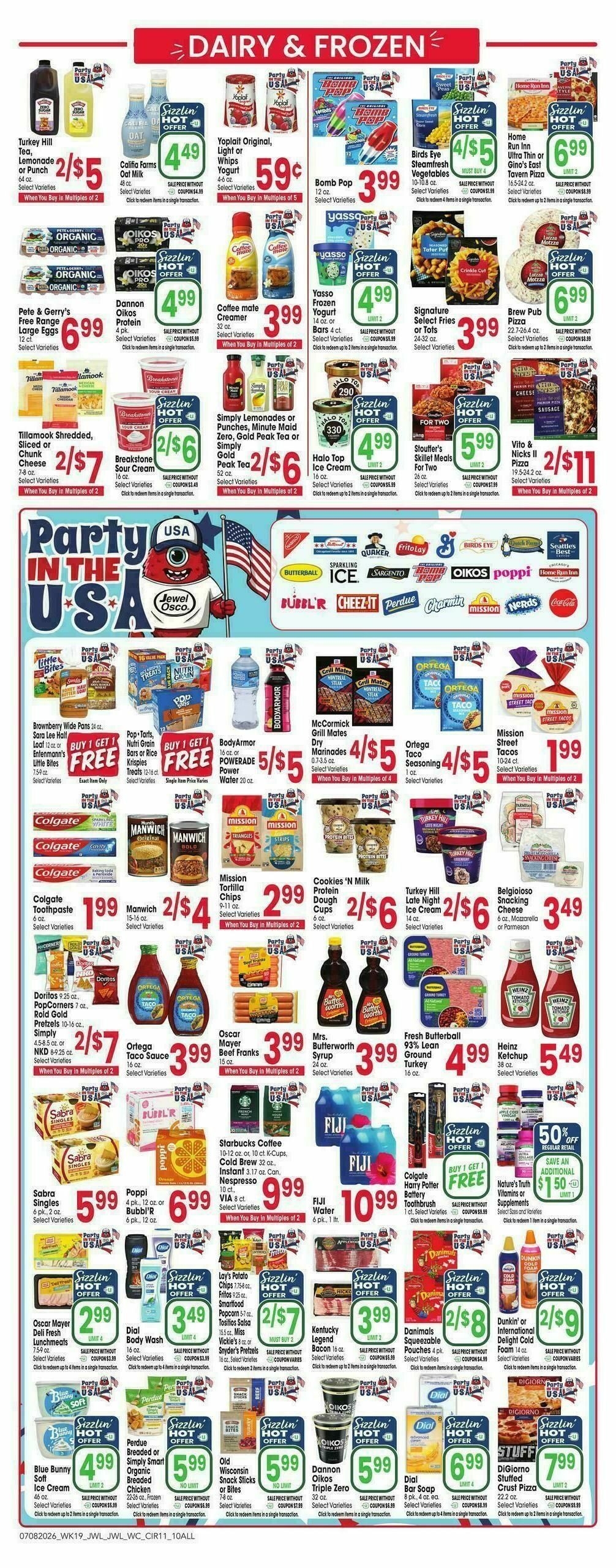 Jewel Osco Weekly Ad from July 8