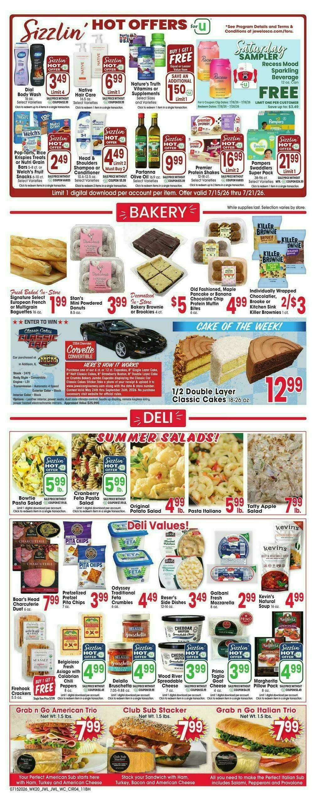 Jewel Osco Weekly Ad from July 15