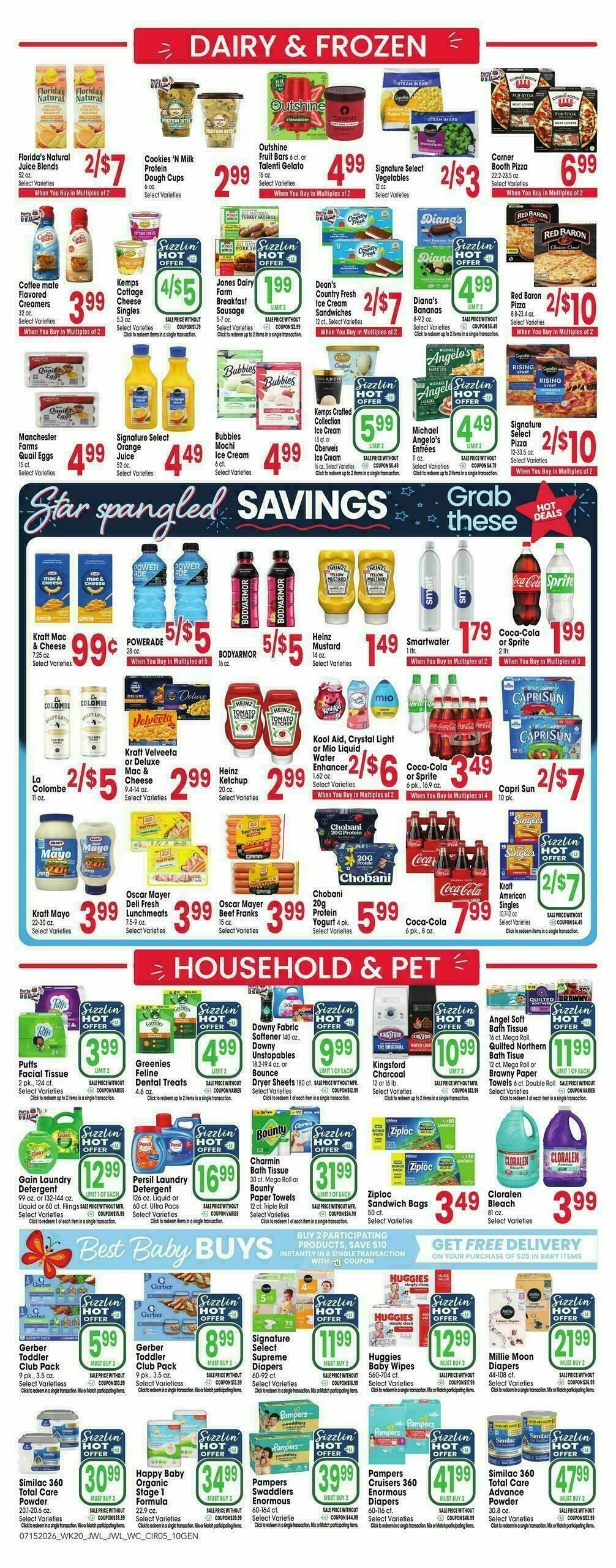 Jewel Osco Weekly Ad from July 15