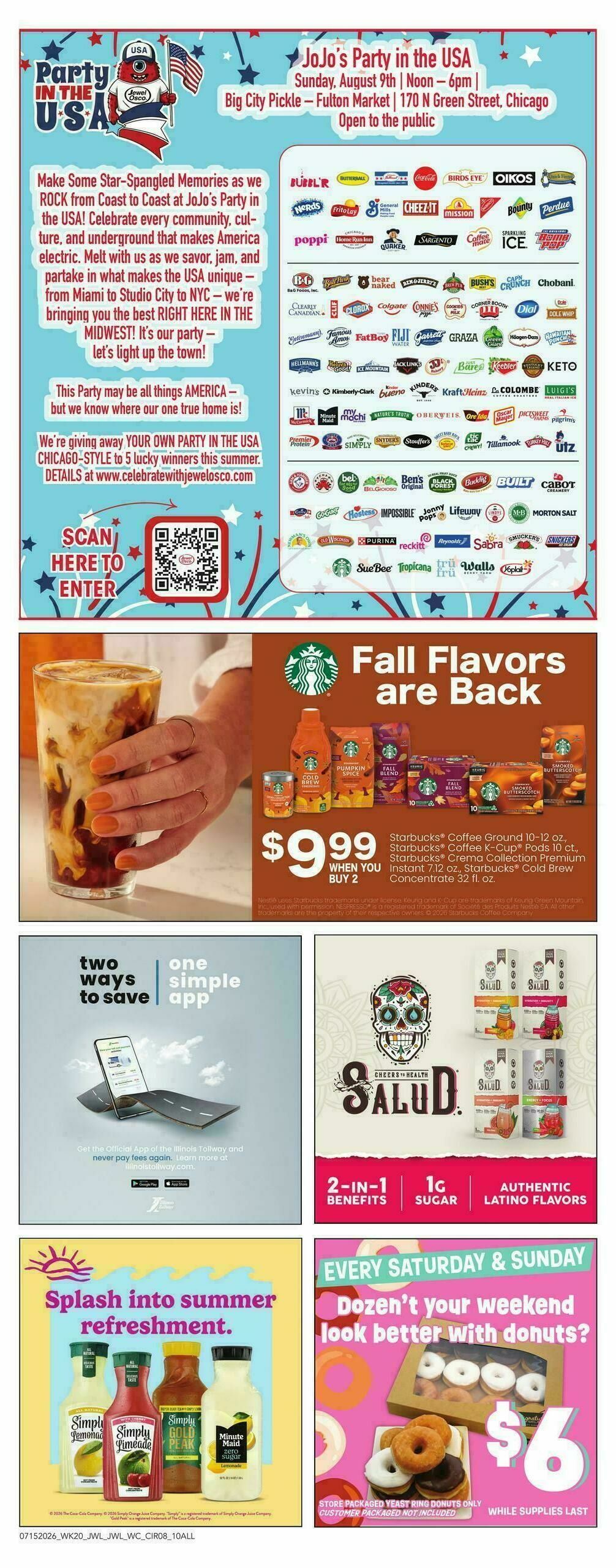 Jewel Osco Weekly Ad from July 15
